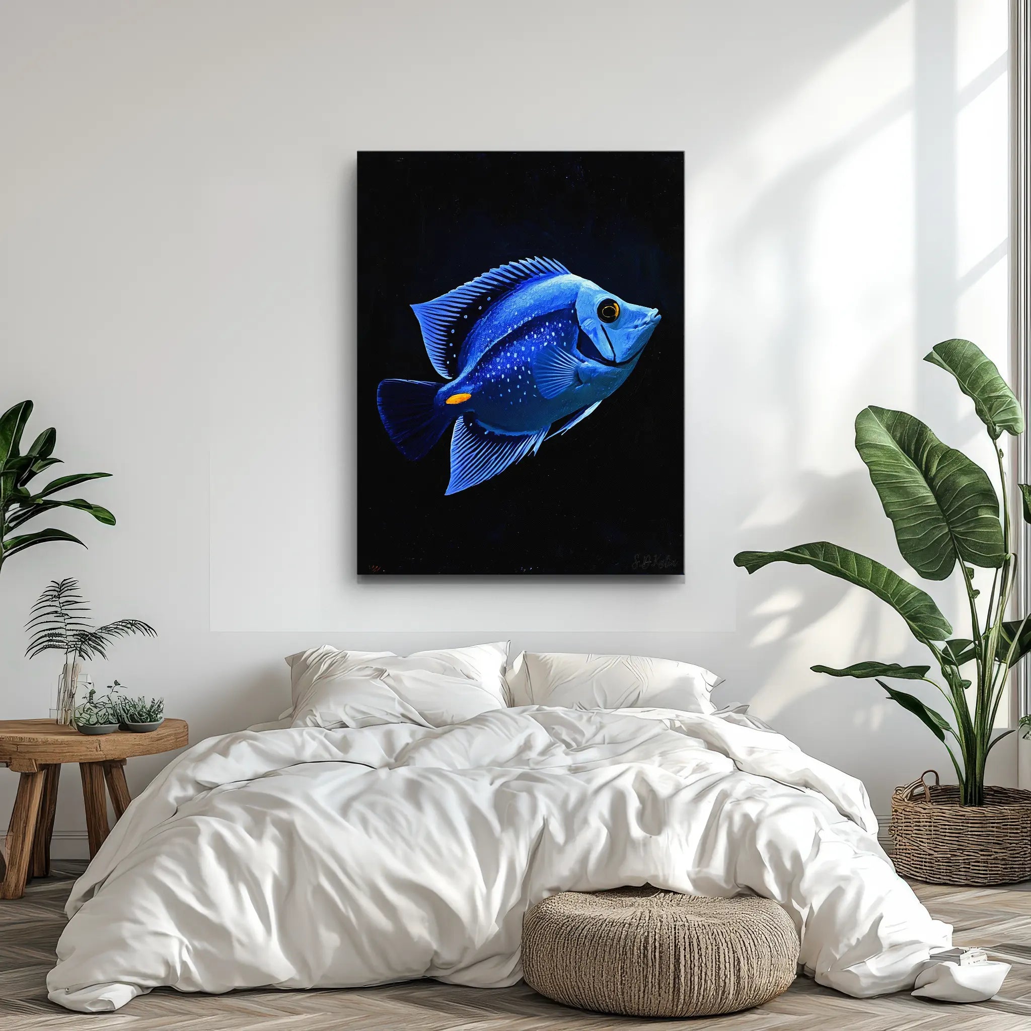 Blue Tang Giclée Print Paracanthurus hepatus 451004 Visual Wall Art AR3:4V-AR4:5V Giclée Print