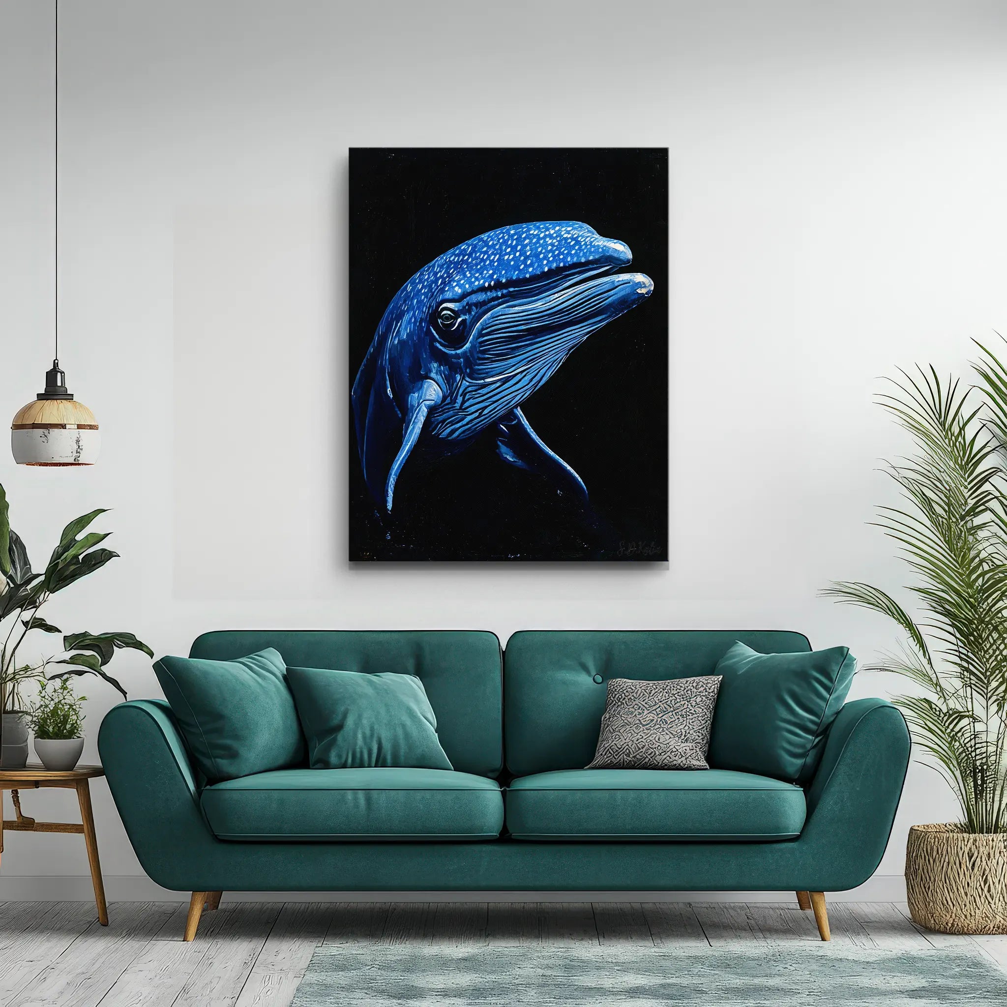 Blue Whale Giclée Print Balaenoptera musculus 451005 Visual Wall Art AR3:4V-AR4:5V Giclée Print