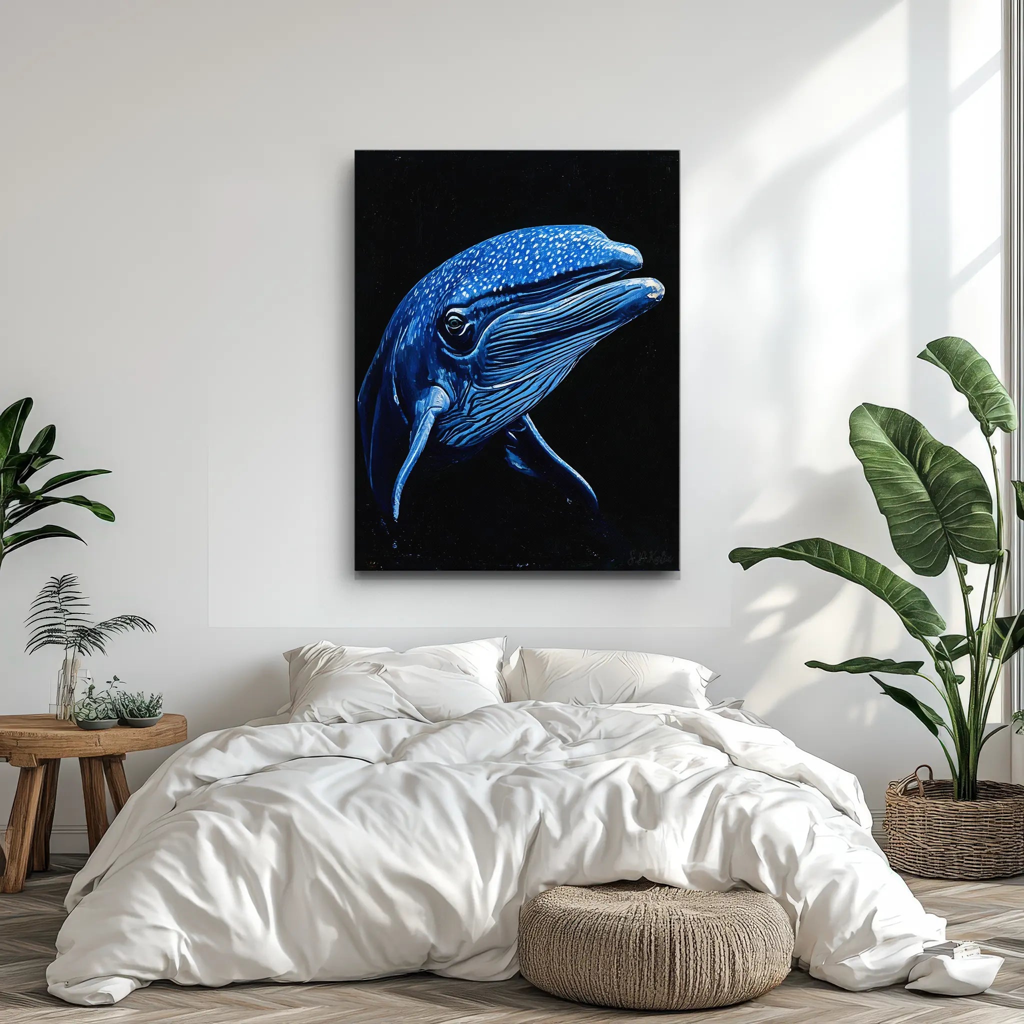 Blue Whale Giclée Print Balaenoptera musculus 451005 Visual Wall Art AR3:4V-AR4:5V Giclée Print