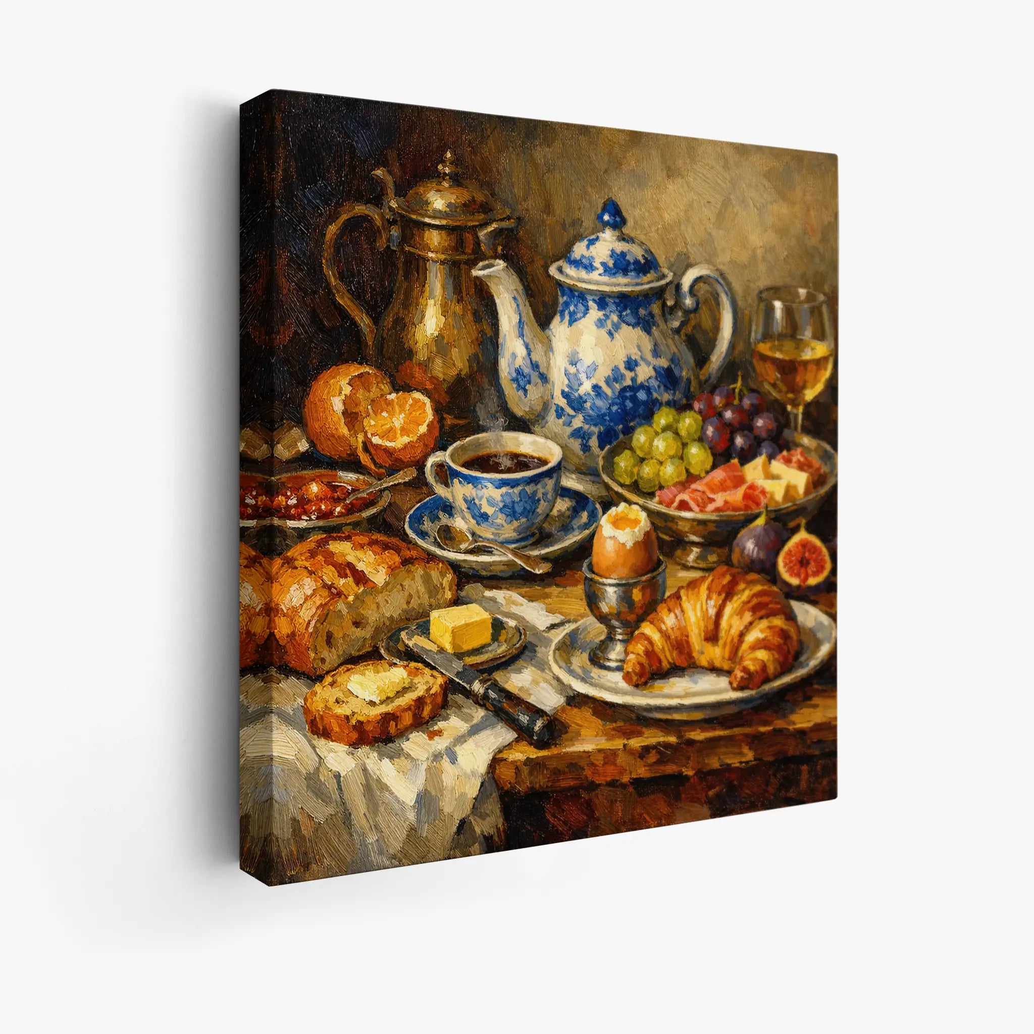 Blue and White Tea Service Still Life Giclée Print 111001 Visual Wall Art AR1:1S Giclée Print