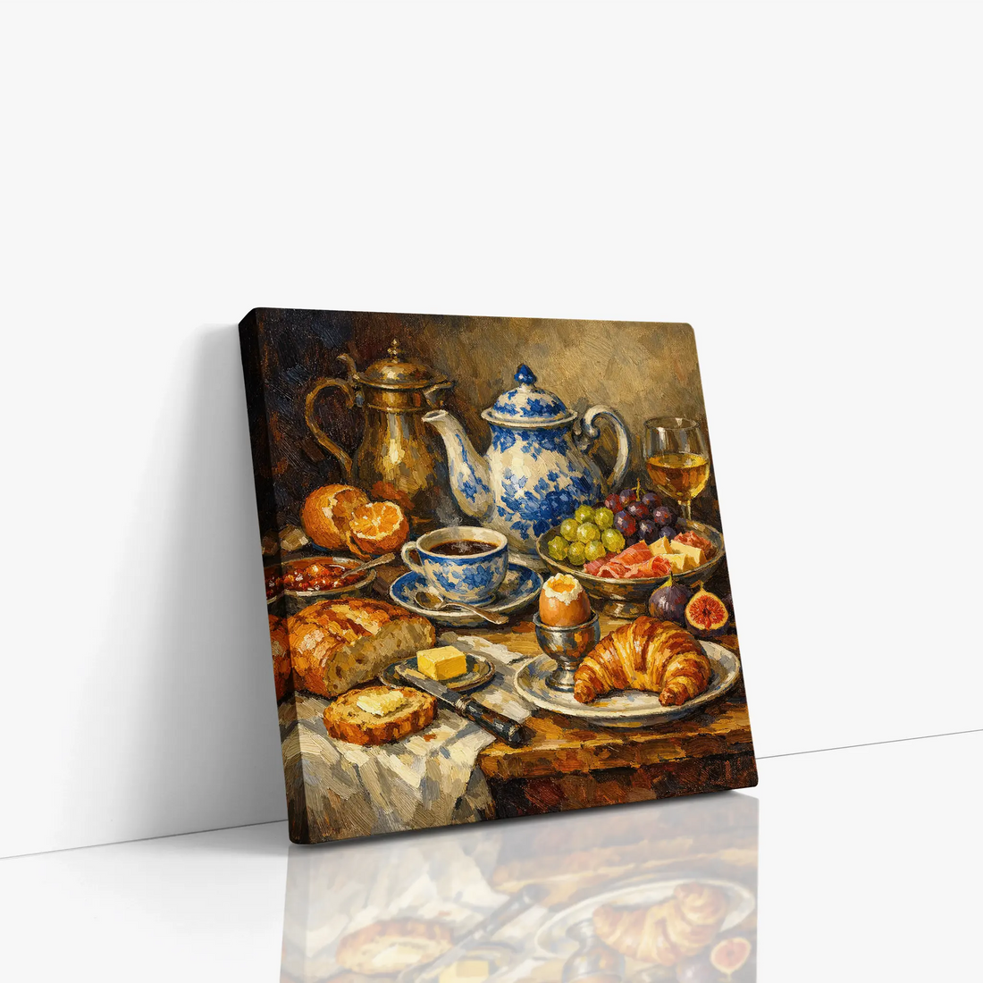 Blue and White Tea Service Still Life Giclée Print 111001 Visual Wall Art AR1:1S Giclée Print