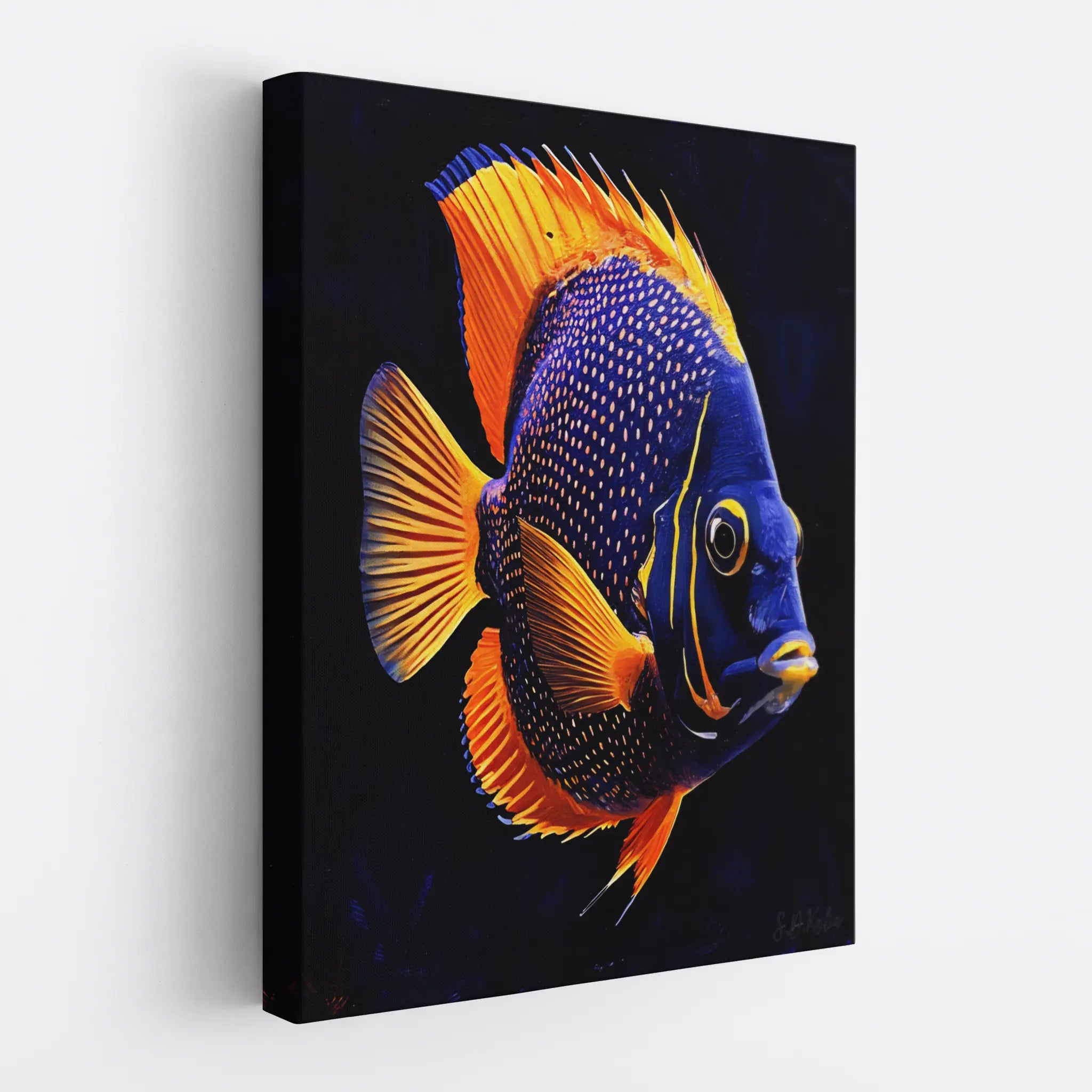 Blueface Angelfish Giclée Print 451006 Visual Wall Art AR3:4V-AR4:5V Giclée Print
