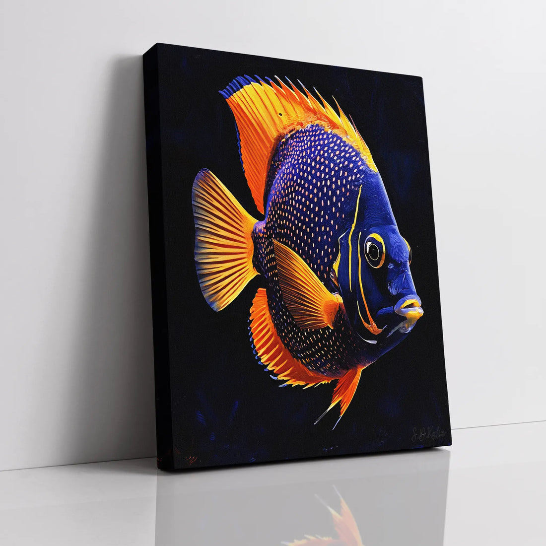 Blueface Angelfish Giclée Print 451006 Visual Wall Art AR3:4V-AR4:5V Giclée Print