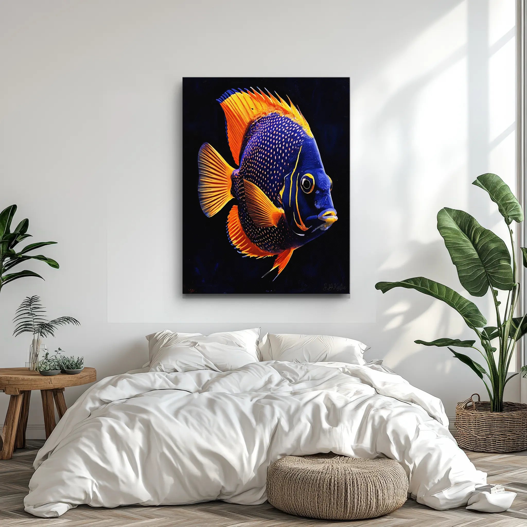 Blueface Angelfish Giclée Print 451006 Visual Wall Art AR3:4V-AR4:5V Giclée Print
