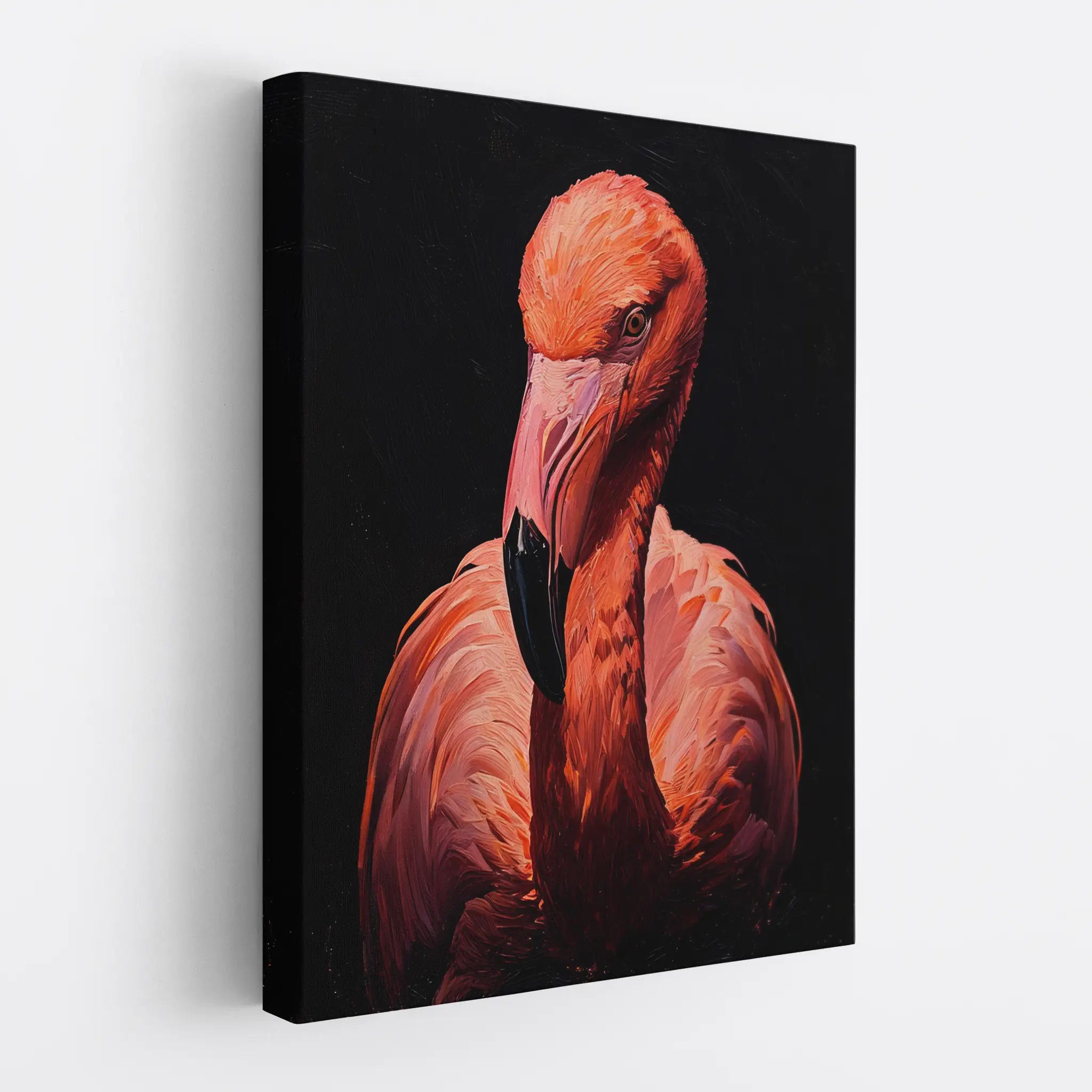 Blush Feather Charm Flamingo Giclée Print 454607 Visual Wall Art AR3:4V-AR4:5V Giclée Print
