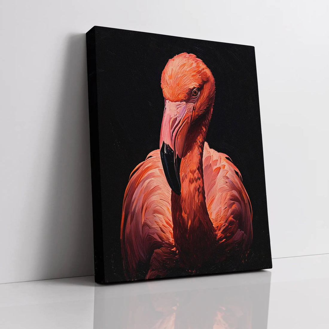 Blush Feather Charm Flamingo Giclée Print 454607 Visual Wall Art AR3:4V-AR4:5V Giclée Print