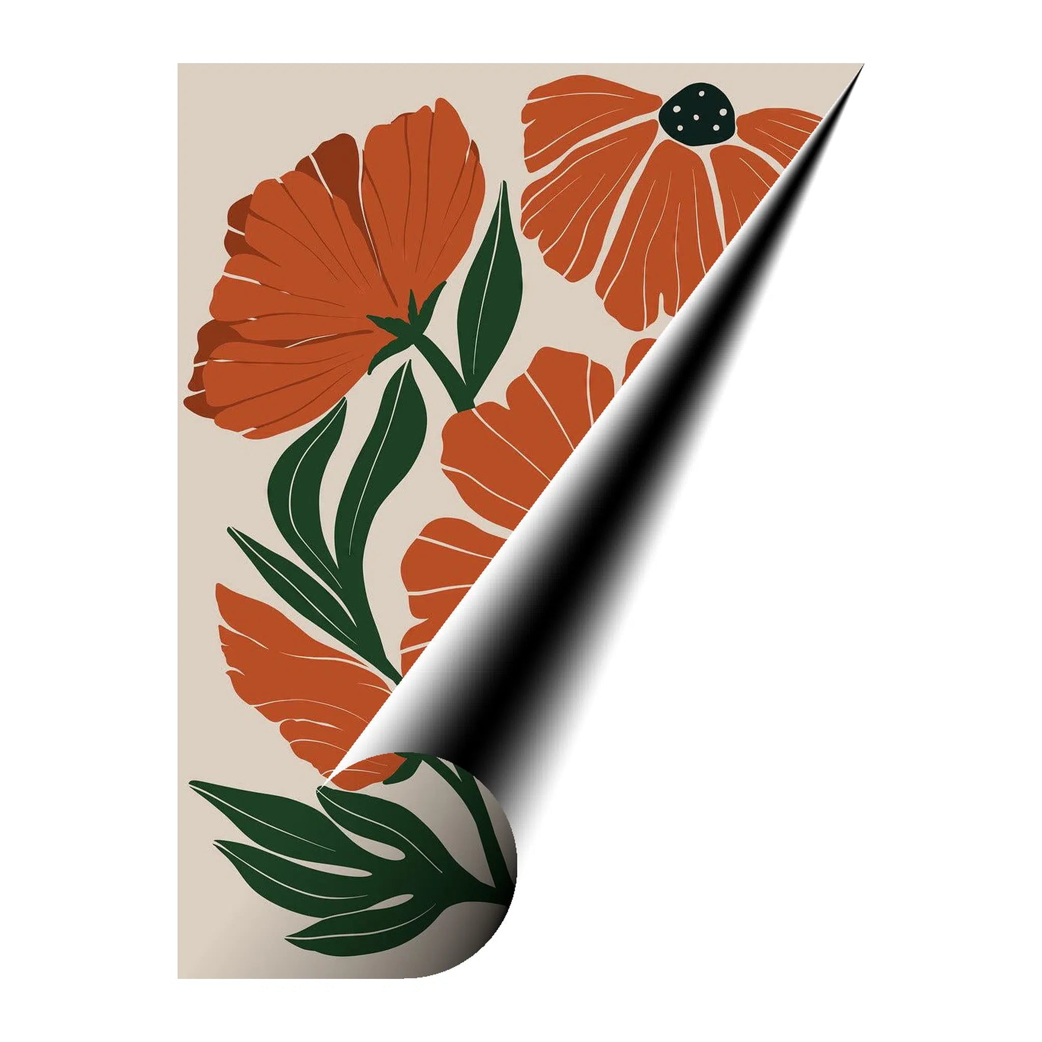 Bold Blooms Bohemian Giclée Print 34204 Giclée Fine Art Matte Paper Print Visual Wall Art