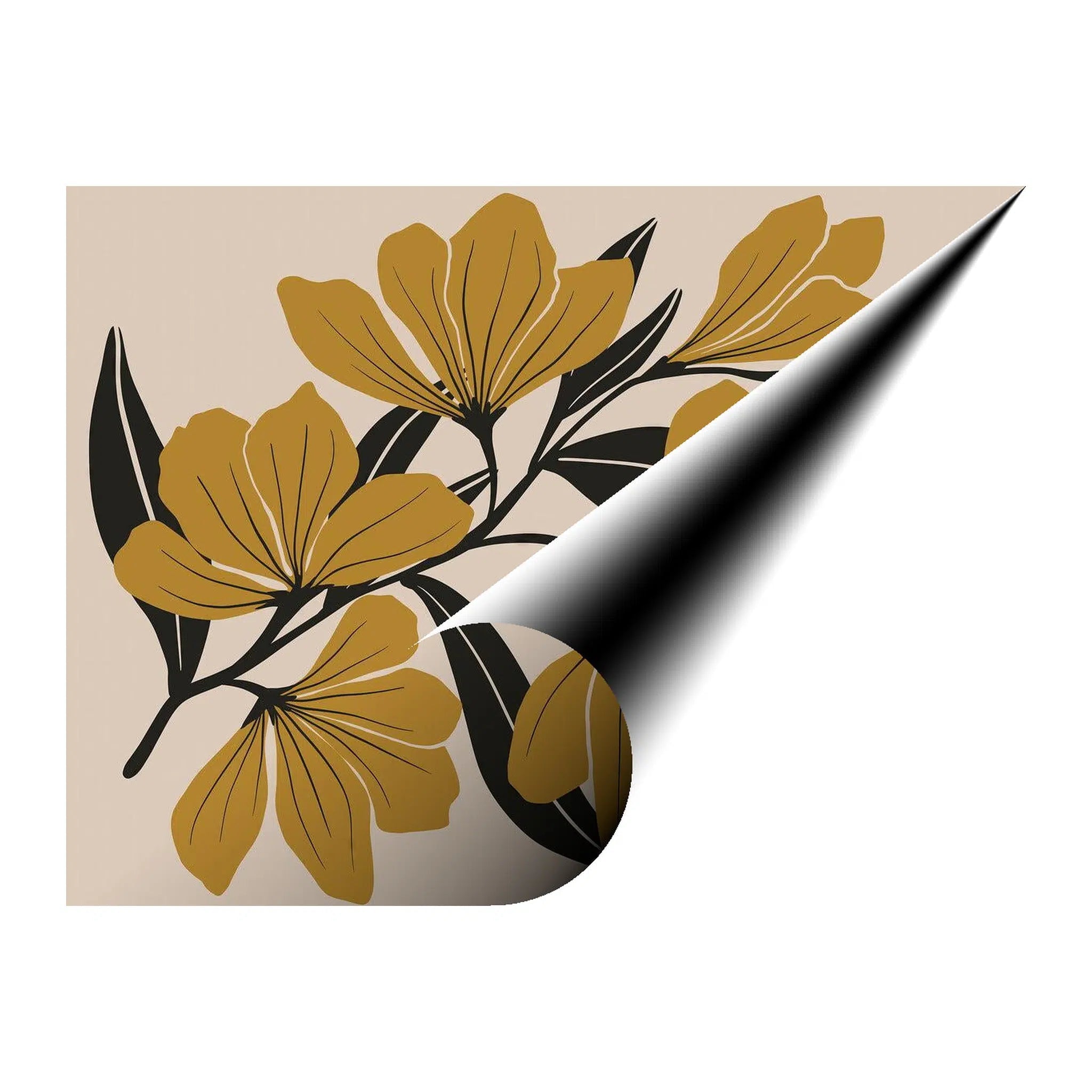 Branch Of Flowers Bohemian Giclée Print 43295H Giclée Rolled Canvas Print Visual Wall Art