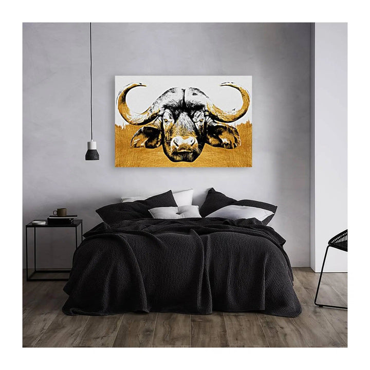 Bull Gold Giclee Print 32906 Pictorem.com