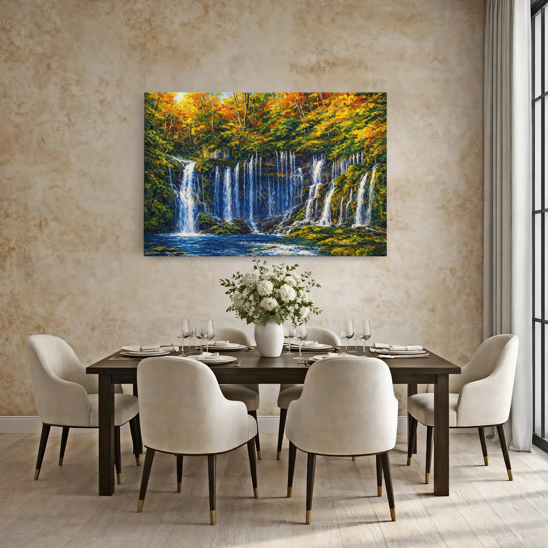 Cascading Forest Falls Still Life Giclée Print 324001 Visual Wall Art AR3:2H Giclée Print