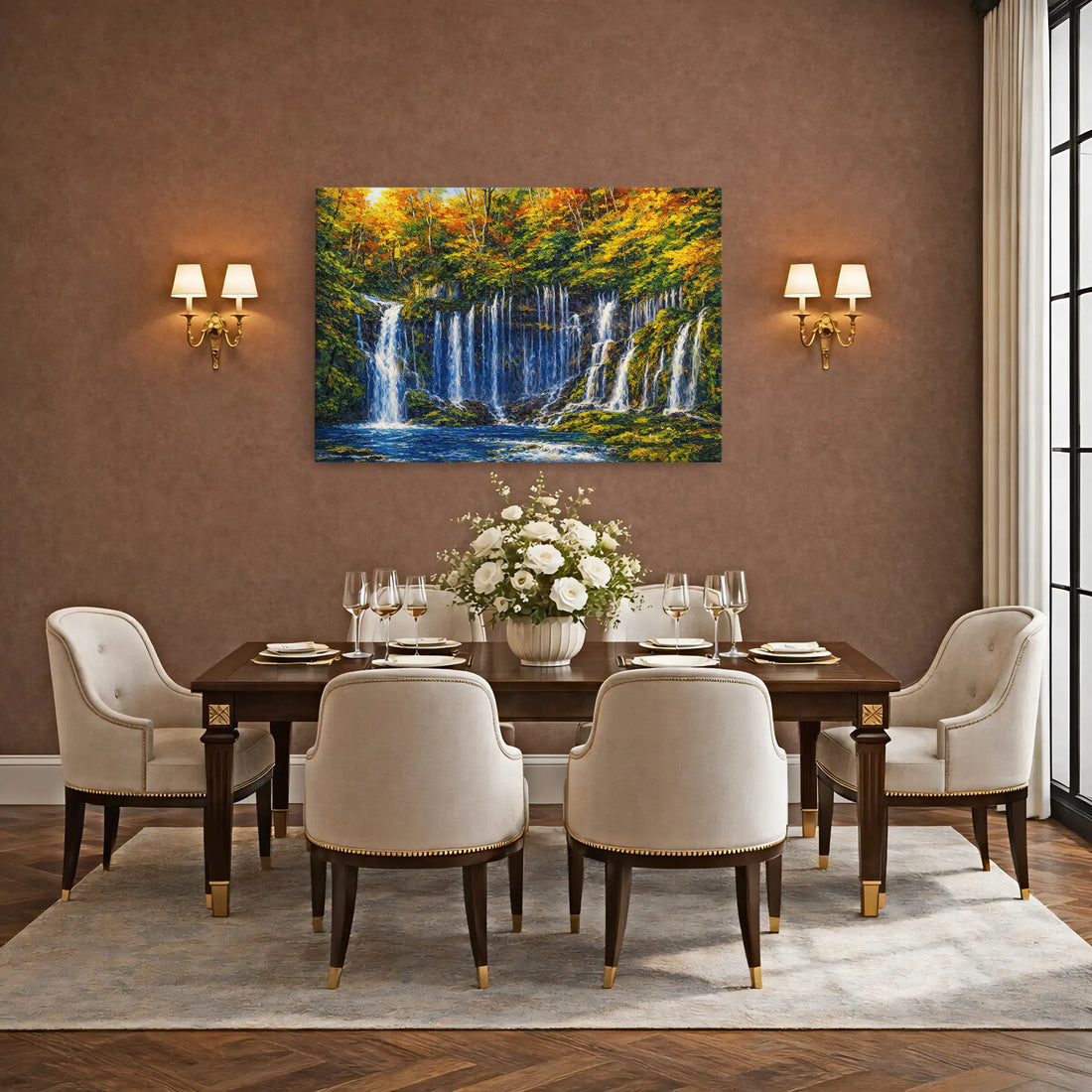 Cascading Forest Falls Still Life Giclée Print 324001 Visual Wall Art AR3:2H Giclée Print