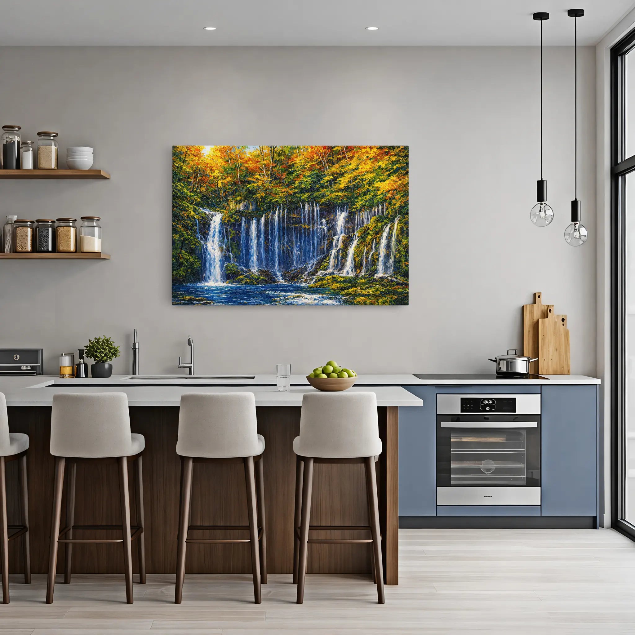 Cascading Forest Falls Still Life Giclée Print 324001 Visual Wall Art AR3:2H Giclée Print