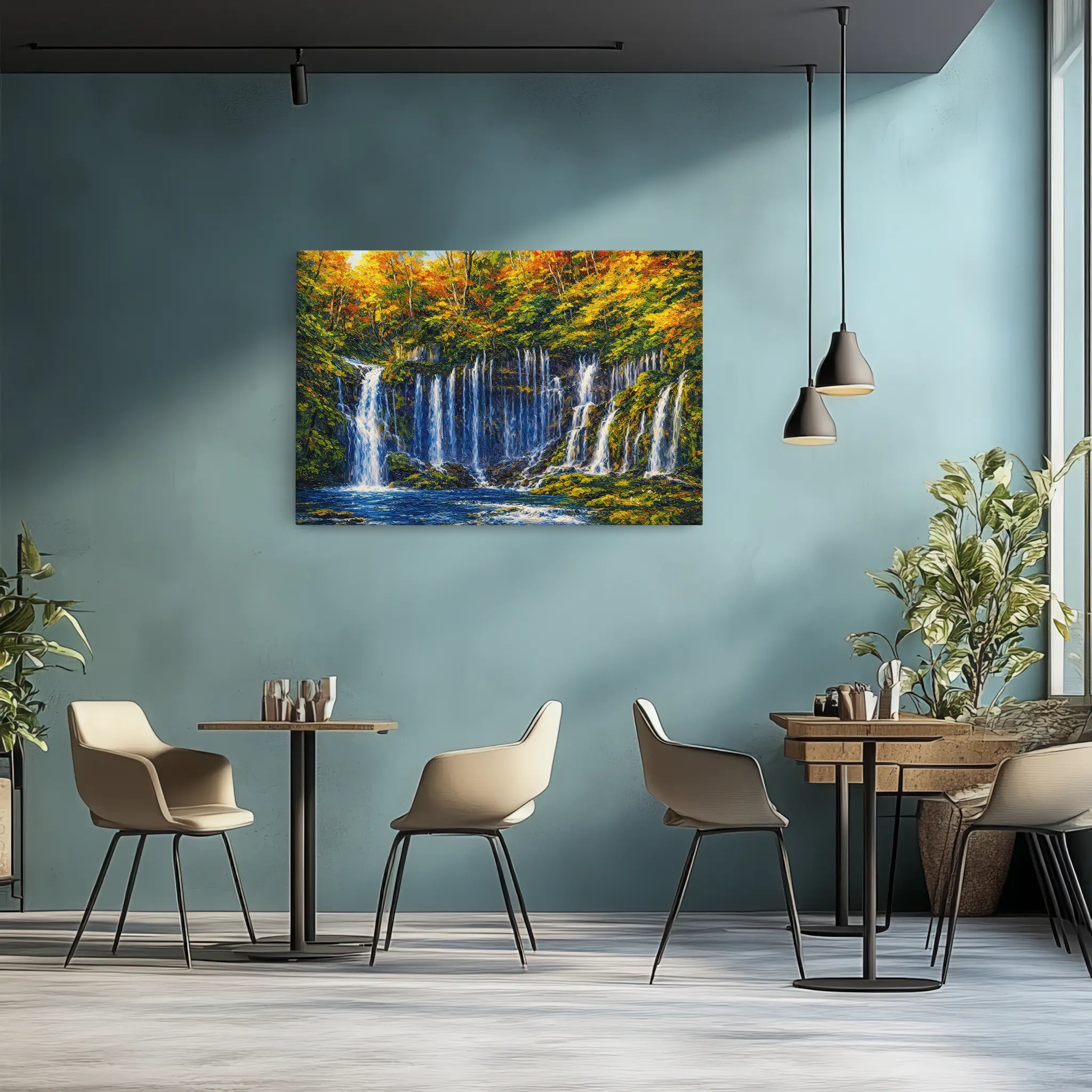 Cascading Forest Falls Still Life Giclée Print 324001 Visual Wall Art AR3:2H Giclée Print