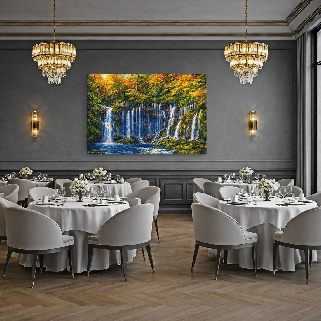 Cascading Forest Falls Still Life Giclée Print 324001 Visual Wall Art AR3:2H Giclée Print