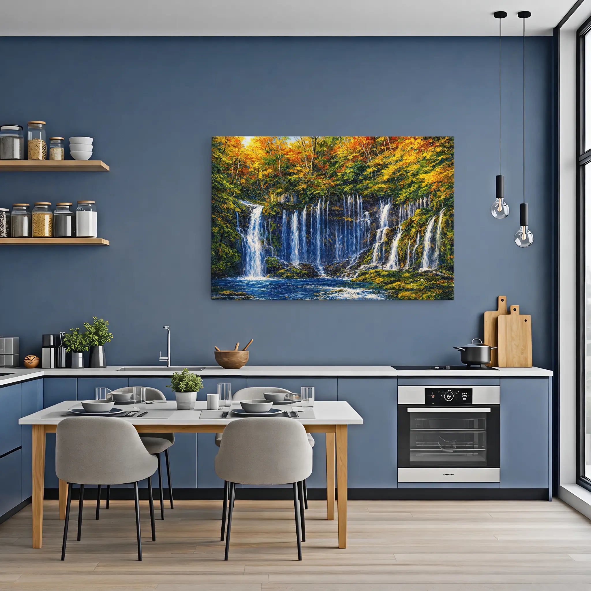 Cascading Forest Falls Still Life Giclée Print 324001 Visual Wall Art AR3:2H Giclée Print