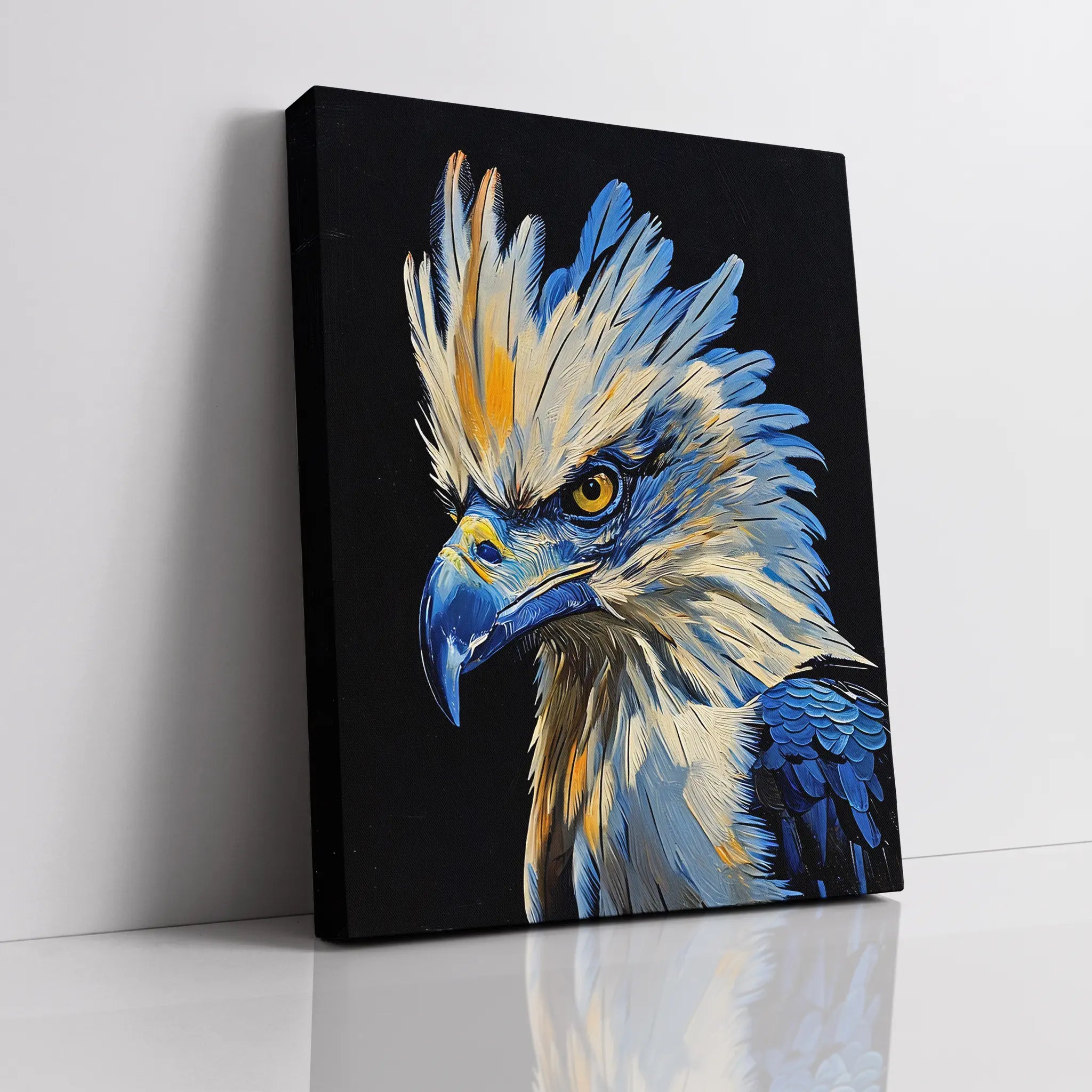 Celestial Guardian Blue Eagle Giclée Print 454609 Visual Wall Art AR3:4V-AR4:5V Giclée Print