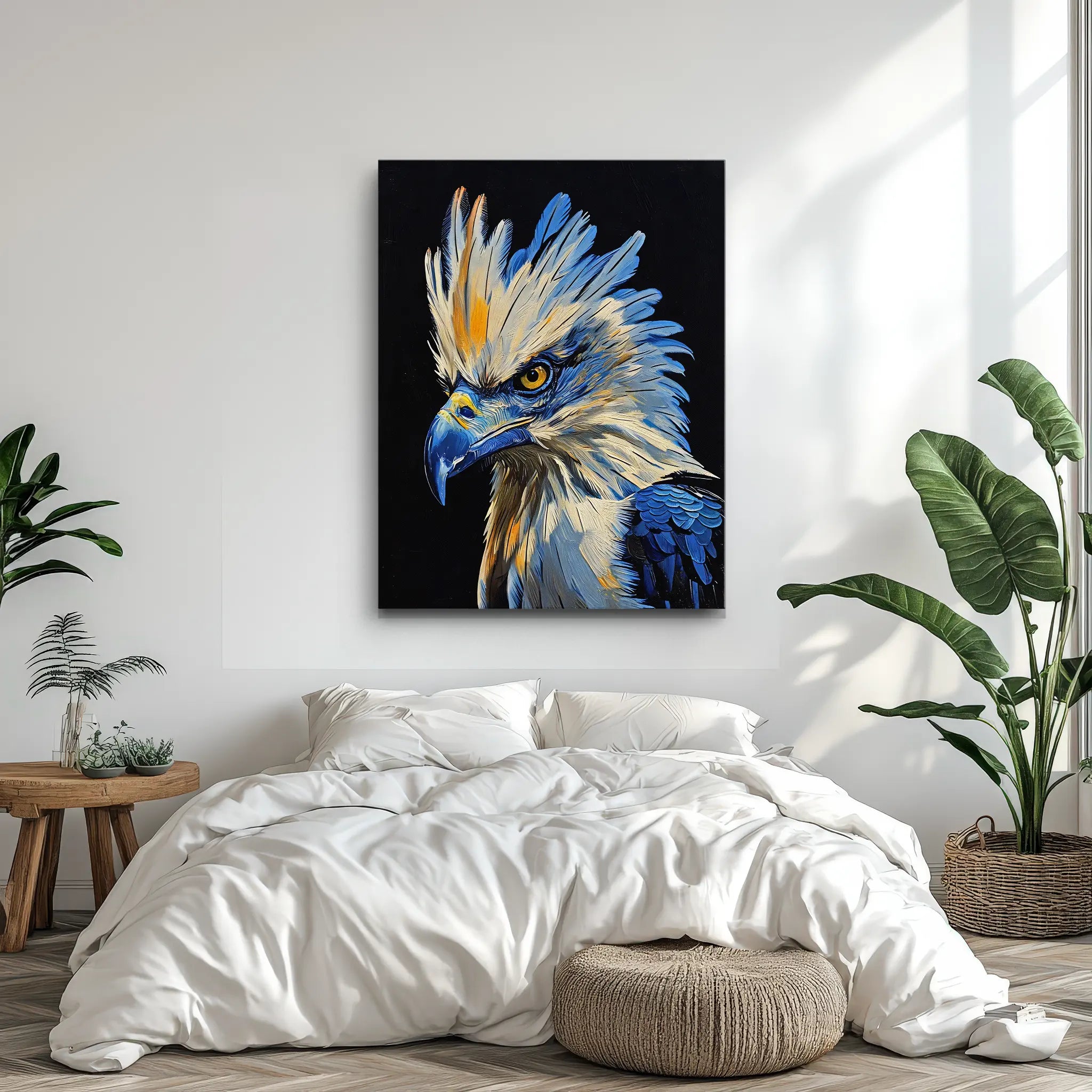 Celestial Guardian Blue Eagle Giclée Print 454609 Visual Wall Art AR3:4V-AR4:5V Giclée Print