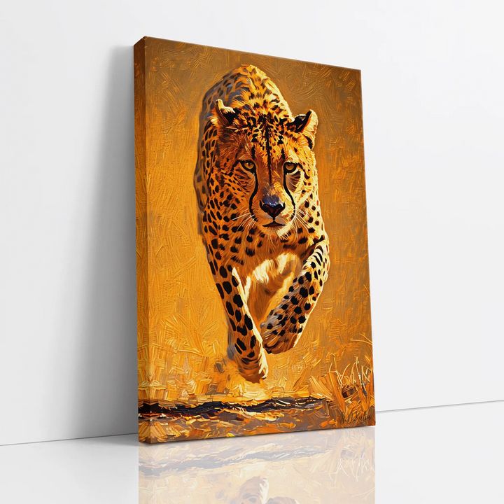 Cheetah in Full Sprint Giclée Print 231009 Visual Wall Art AR2:3V Giclée Print
