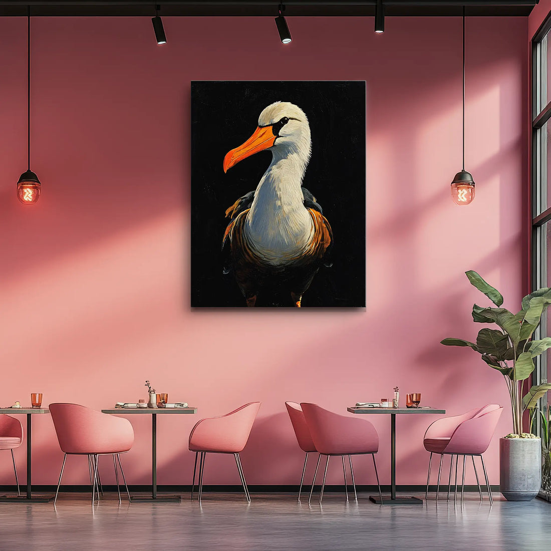 Chic Aaian Stork Giclée Print 454610 Visual Wall Art AR3:4V-AR4:5V Giclée Print