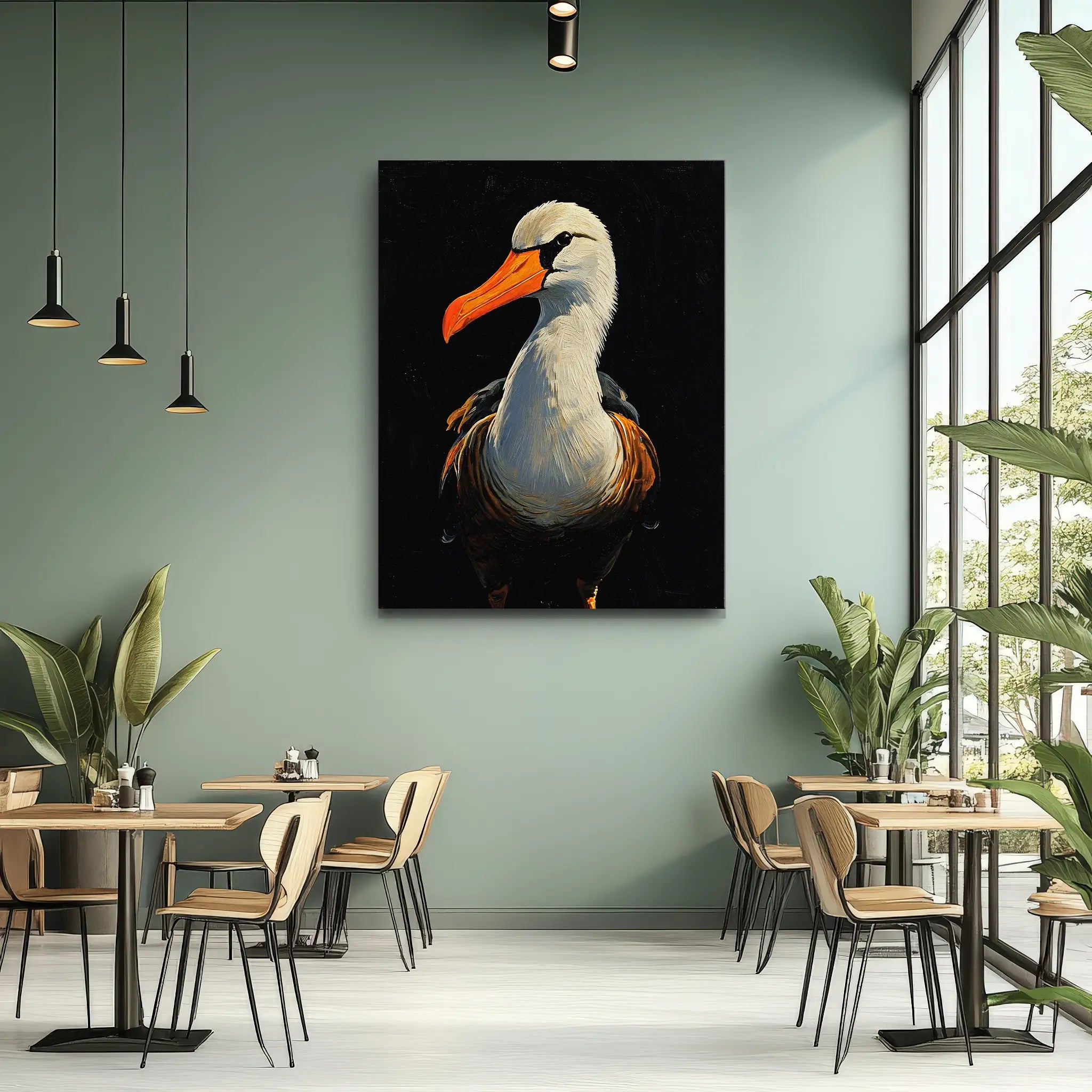 Chic Aaian Stork Giclée Print 454610 Visual Wall Art AR3:4V-AR4:5V Giclée Print