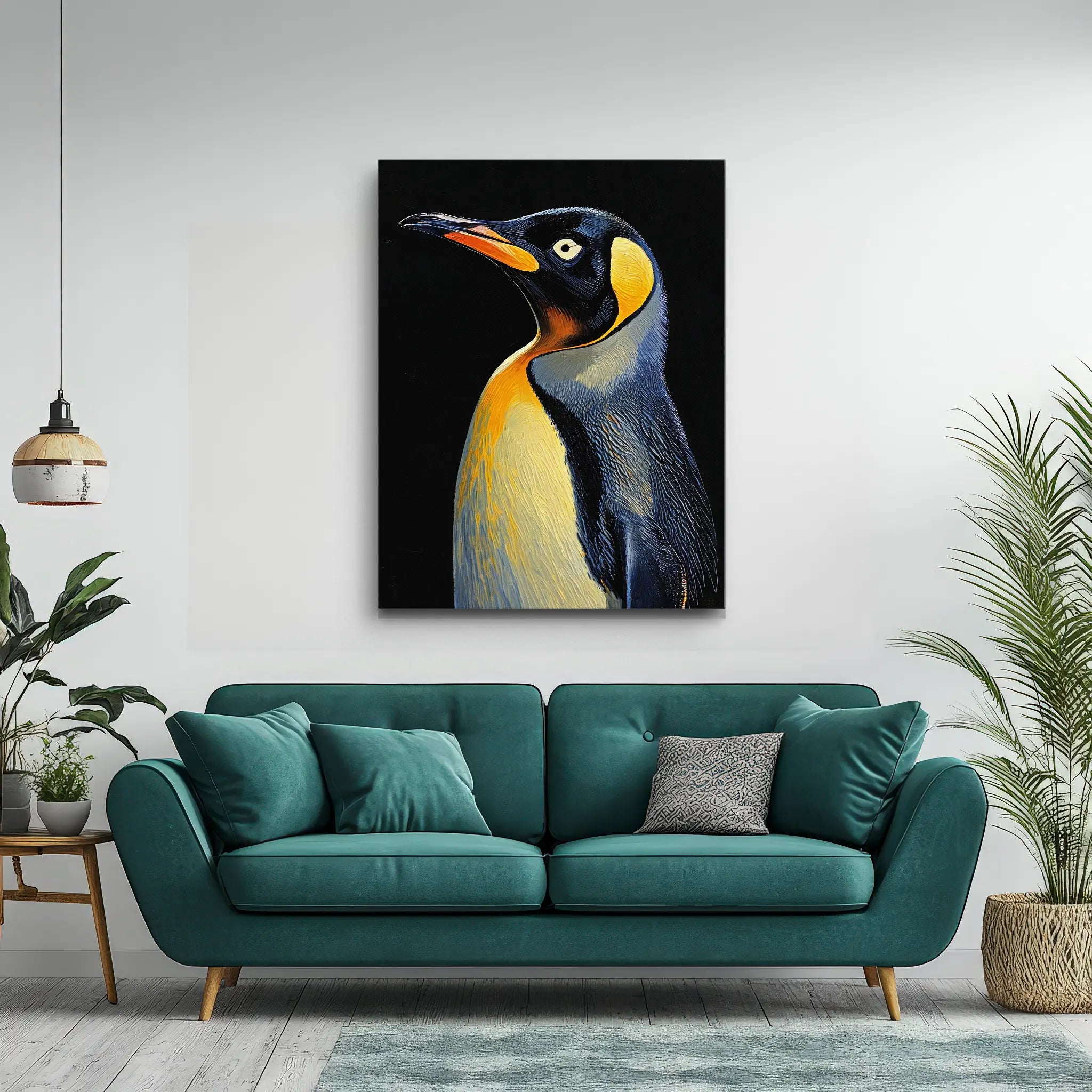 Chilly Charm King Penguin Giclée Print 454612 Visual Wall Art AR3:4V-AR4:5V Giclée Print