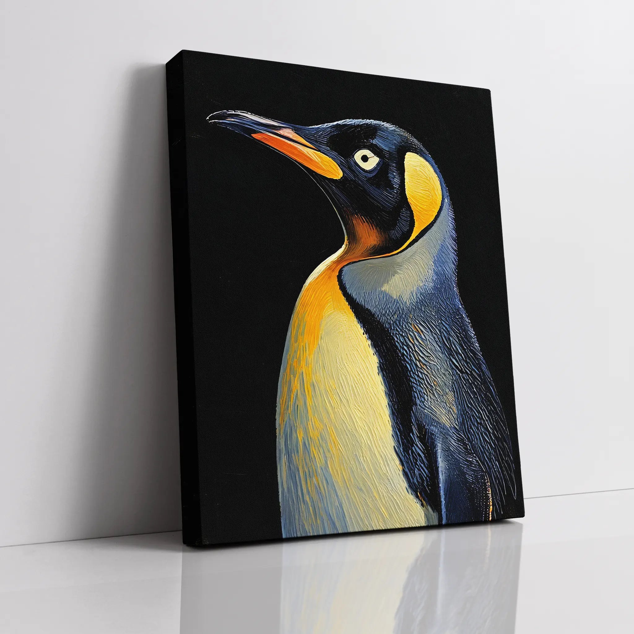 Chilly Charm King Penguin Giclée Print 454612 Visual Wall Art AR3:4V-AR4:5V Giclée Print