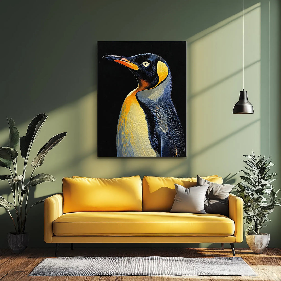 Chilly Charm King Penguin Giclée Print 454612 Visual Wall Art AR3:4V-AR4:5V Giclée Print