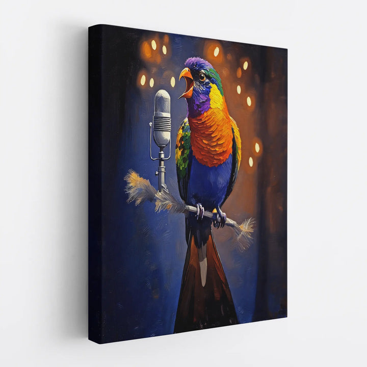 Chorus Of Colors Bird Singing Giclée Print 454006 Visual Wall Art AR3:4V-AR4:5V Giclée Print