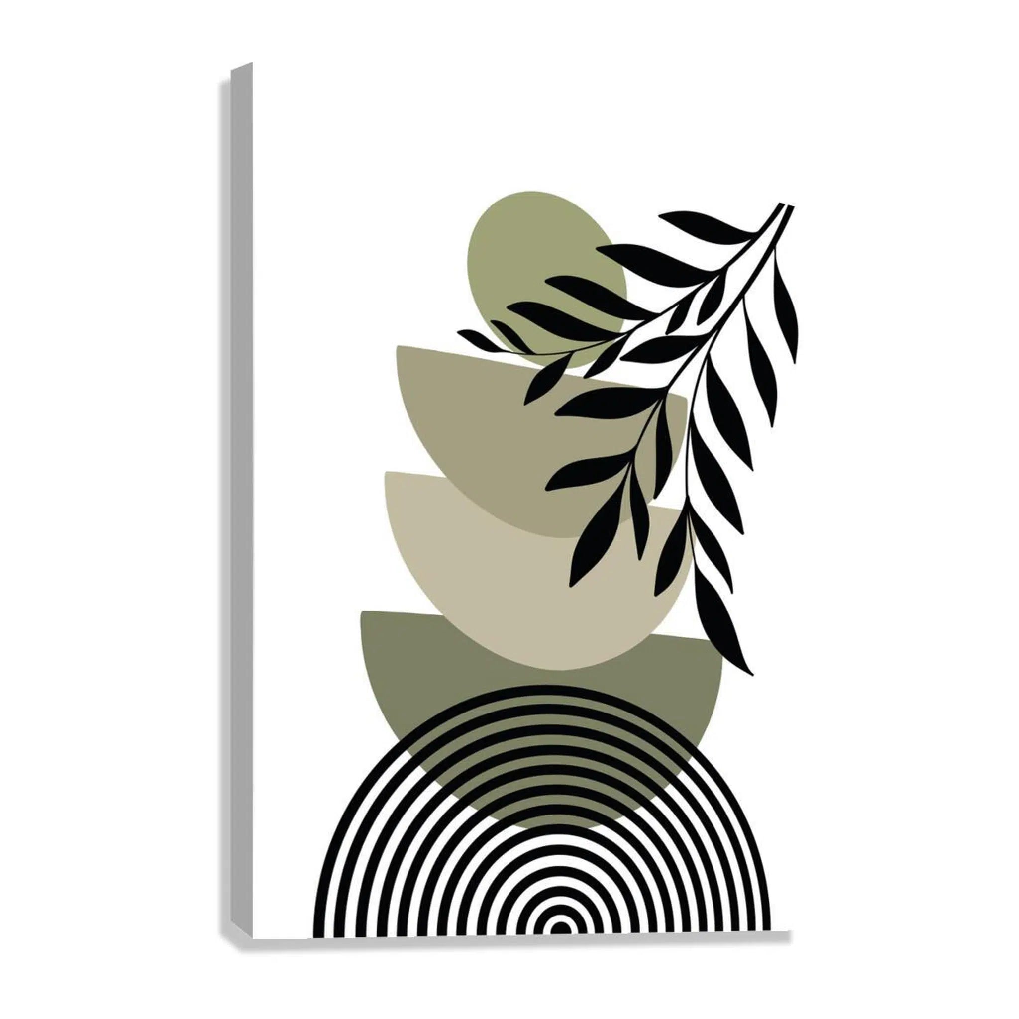 Circles Bohemian Giclée Print 34262 Giclée Stretched Canvas Print Visual Wall Art