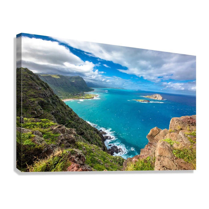 Coastal Cliffside Landscape Giclée Print 32652 Giclée Stretched Canvas Print Visual Wall Art