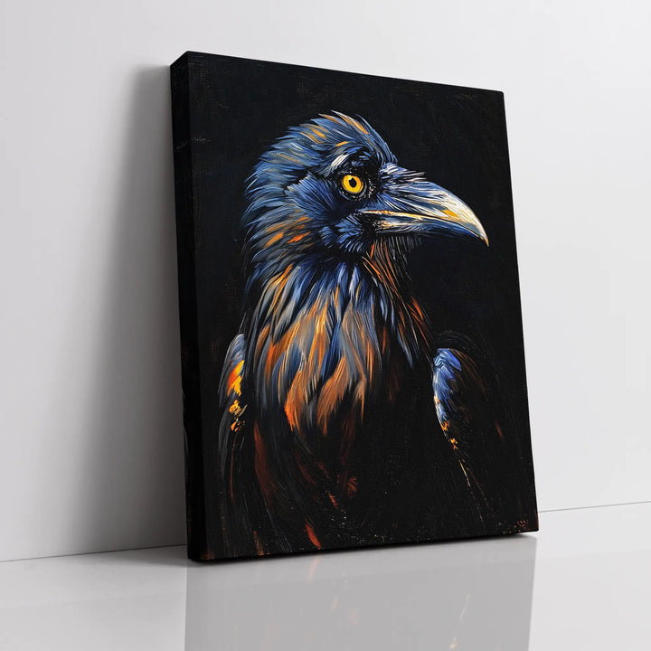 Cobalt Sentinel Raven Giclée Print 454613 Visual Wall Art AR3:4V-AR4:5V Giclée Print