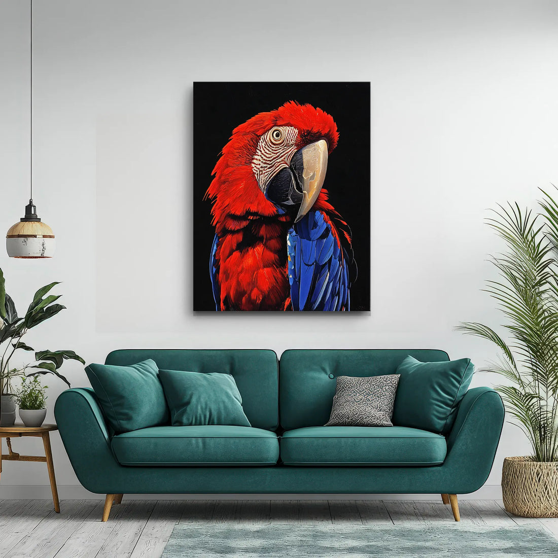Colorful Companion Macaw Giclée Print 454614 Visual Wall Art AR3:4V-AR4:5V Giclée Print