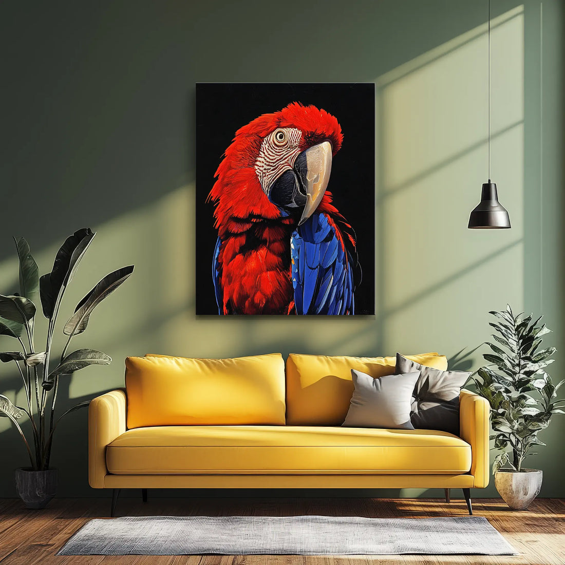 Colorful Companion Macaw Giclée Print 454614 Visual Wall Art AR3:4V-AR4:5V Giclée Print