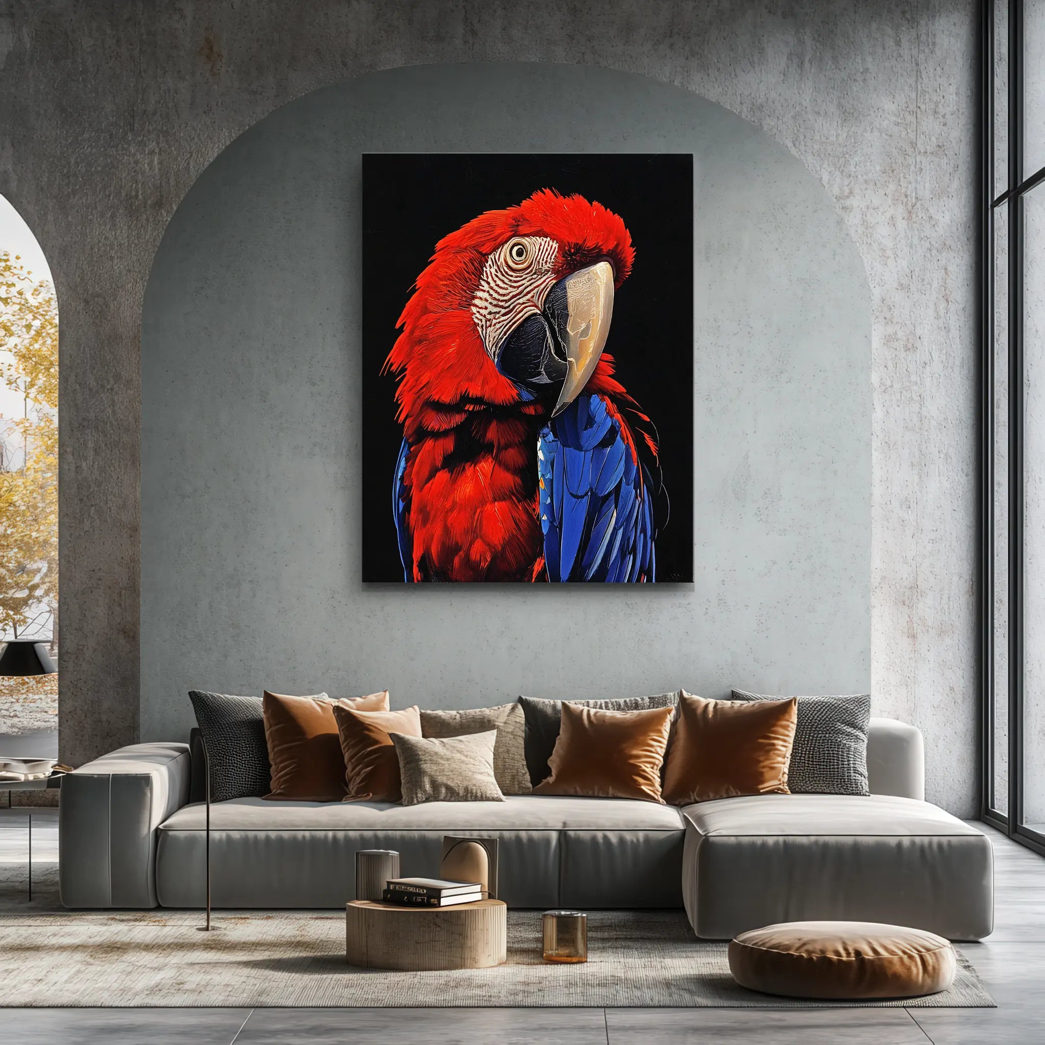 Colorful Companion Macaw Giclée Print 454614 Visual Wall Art AR3:4V-AR4:5V Giclée Print