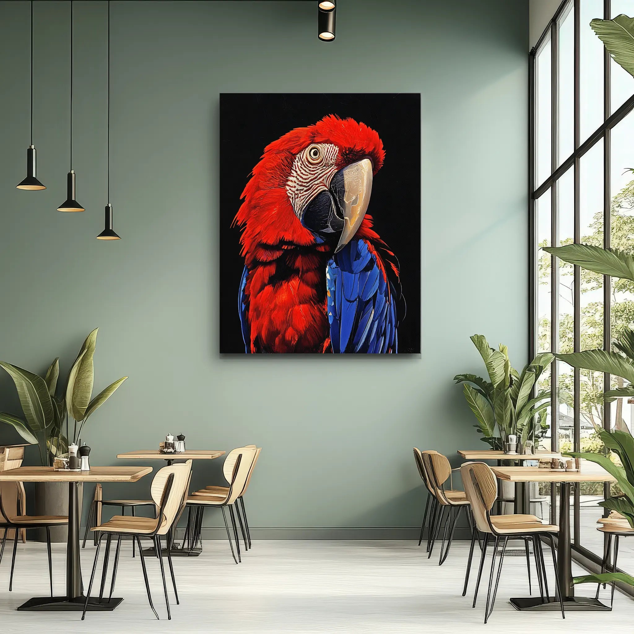 Colorful Companion Macaw Giclée Print 454614 Visual Wall Art AR3:4V-AR4:5V Giclée Print