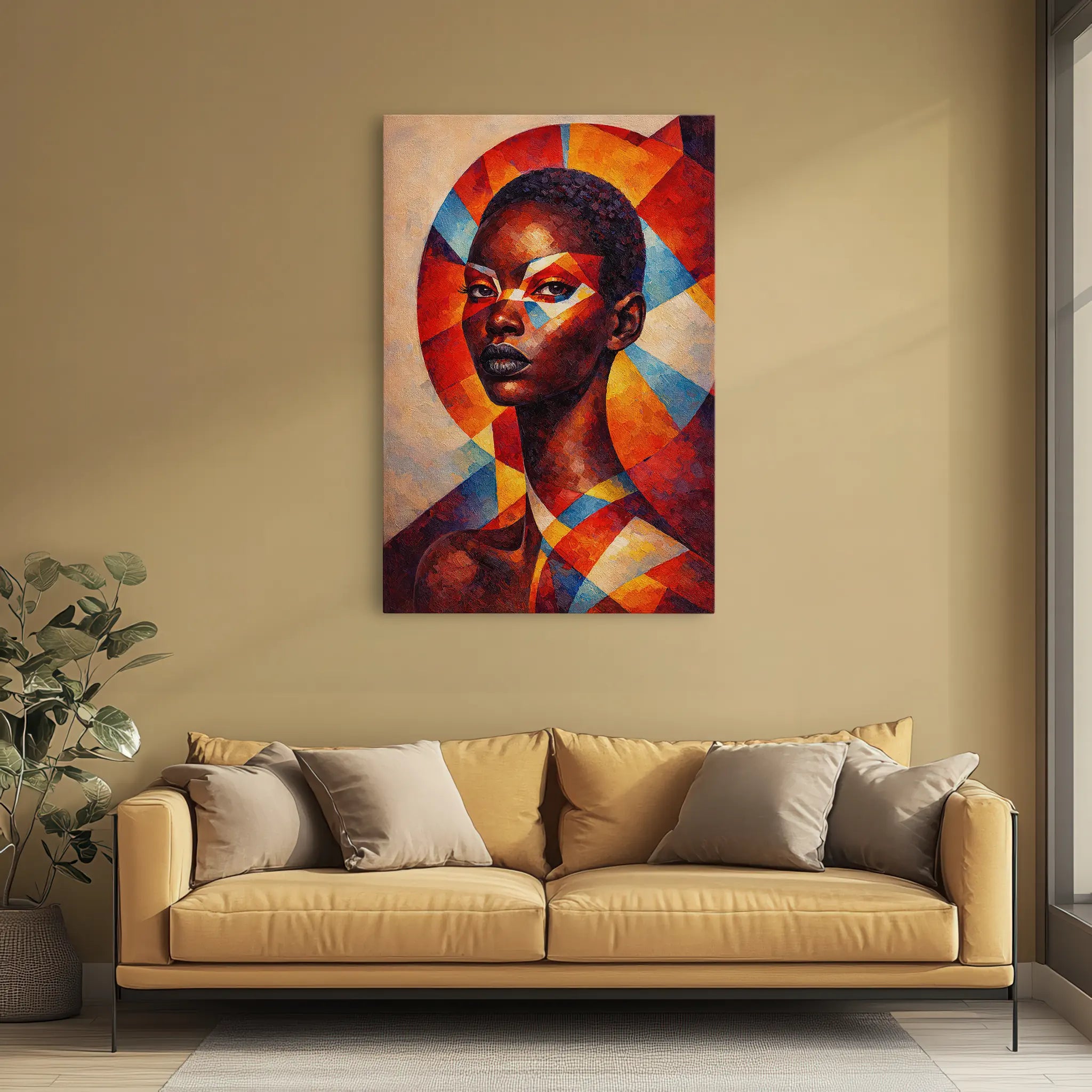 Colorwheel Halo Portrait Giclée Print 235003 Visual Wall Art AR2:3V Giclée Print
