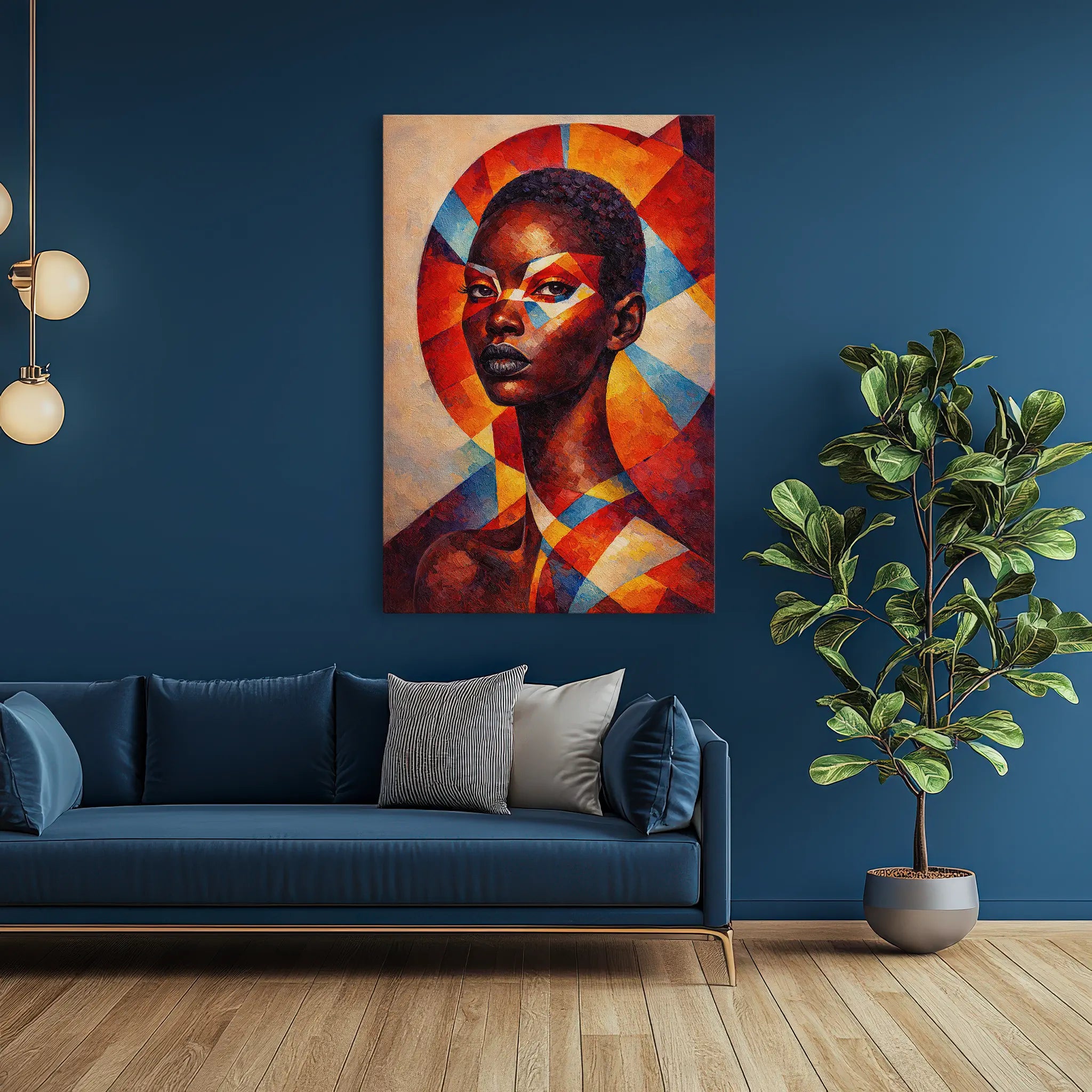 Colorwheel Halo Portrait Giclée Print 235003 Visual Wall Art AR2:3V Giclée Print