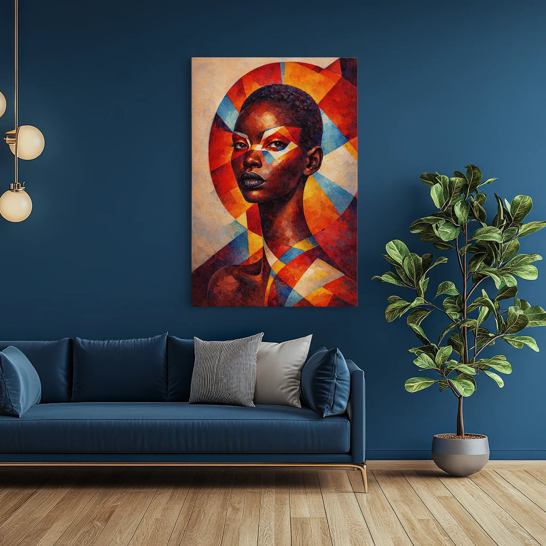 Colorwheel Halo Portrait Giclée Print 235003 Visual Wall Art AR2:3V Giclée Print