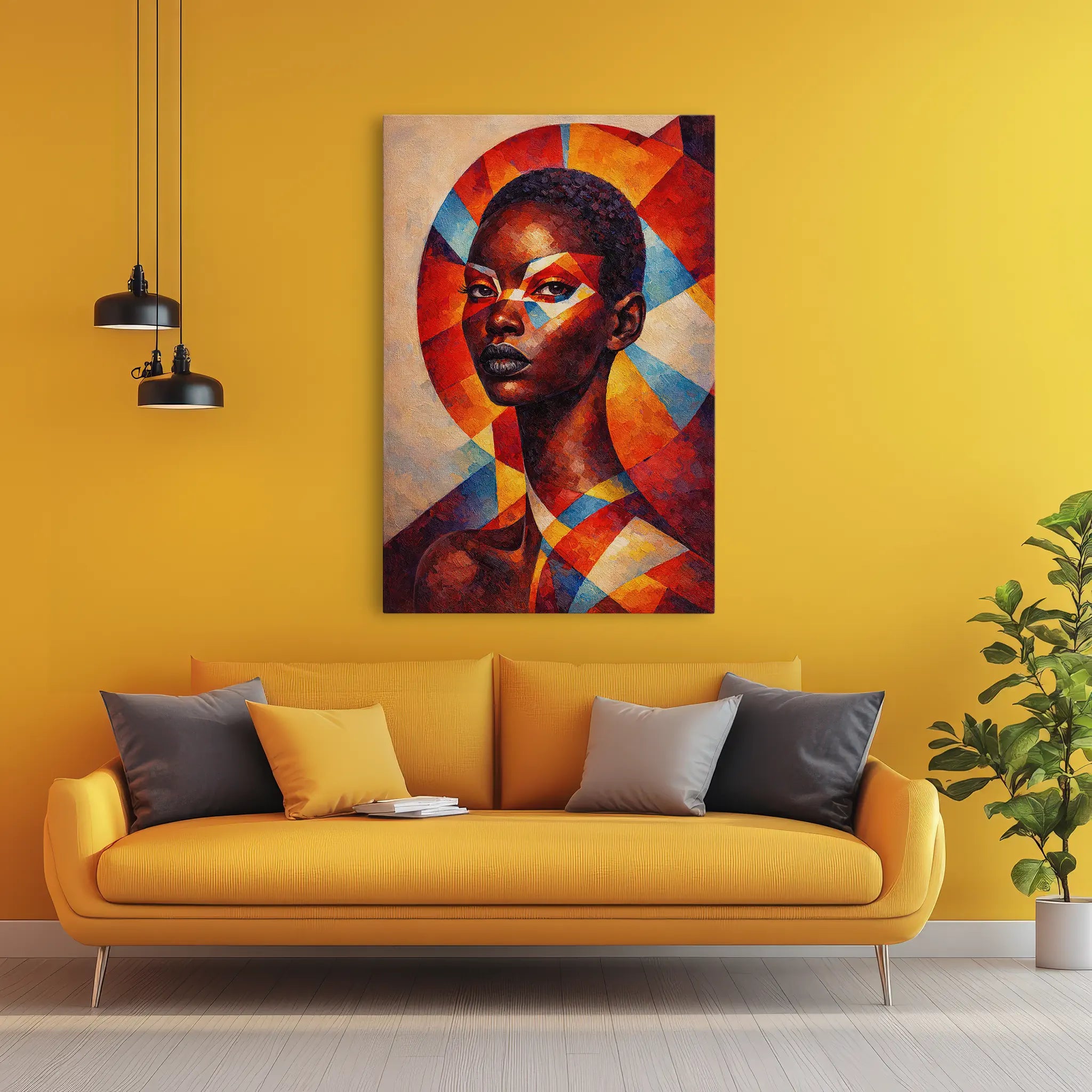 Colorwheel Halo Portrait Giclée Print 235003 Visual Wall Art AR2:3V Giclée Print