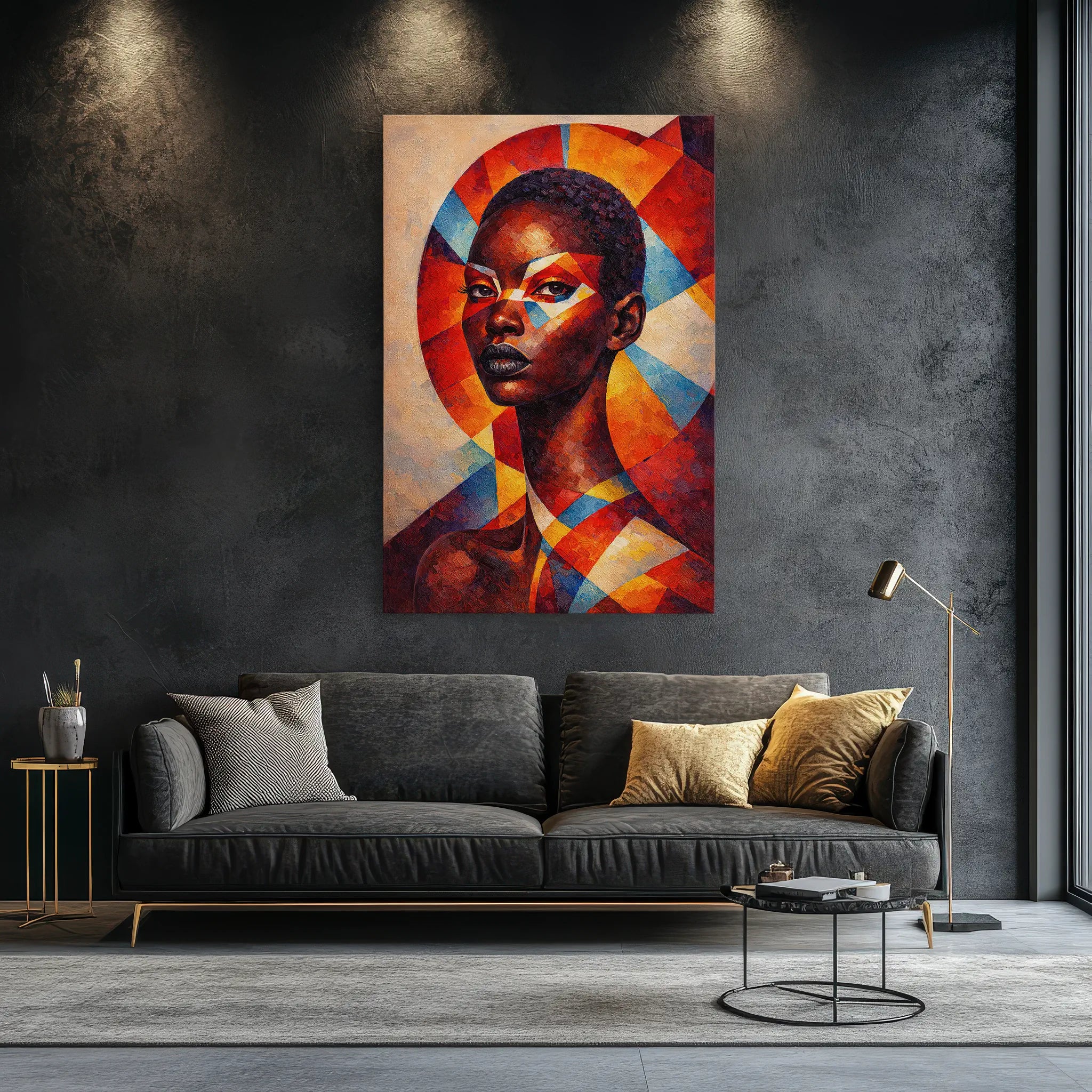 Colorwheel Halo Portrait Giclée Print 235003 Visual Wall Art AR2:3V Giclée Print