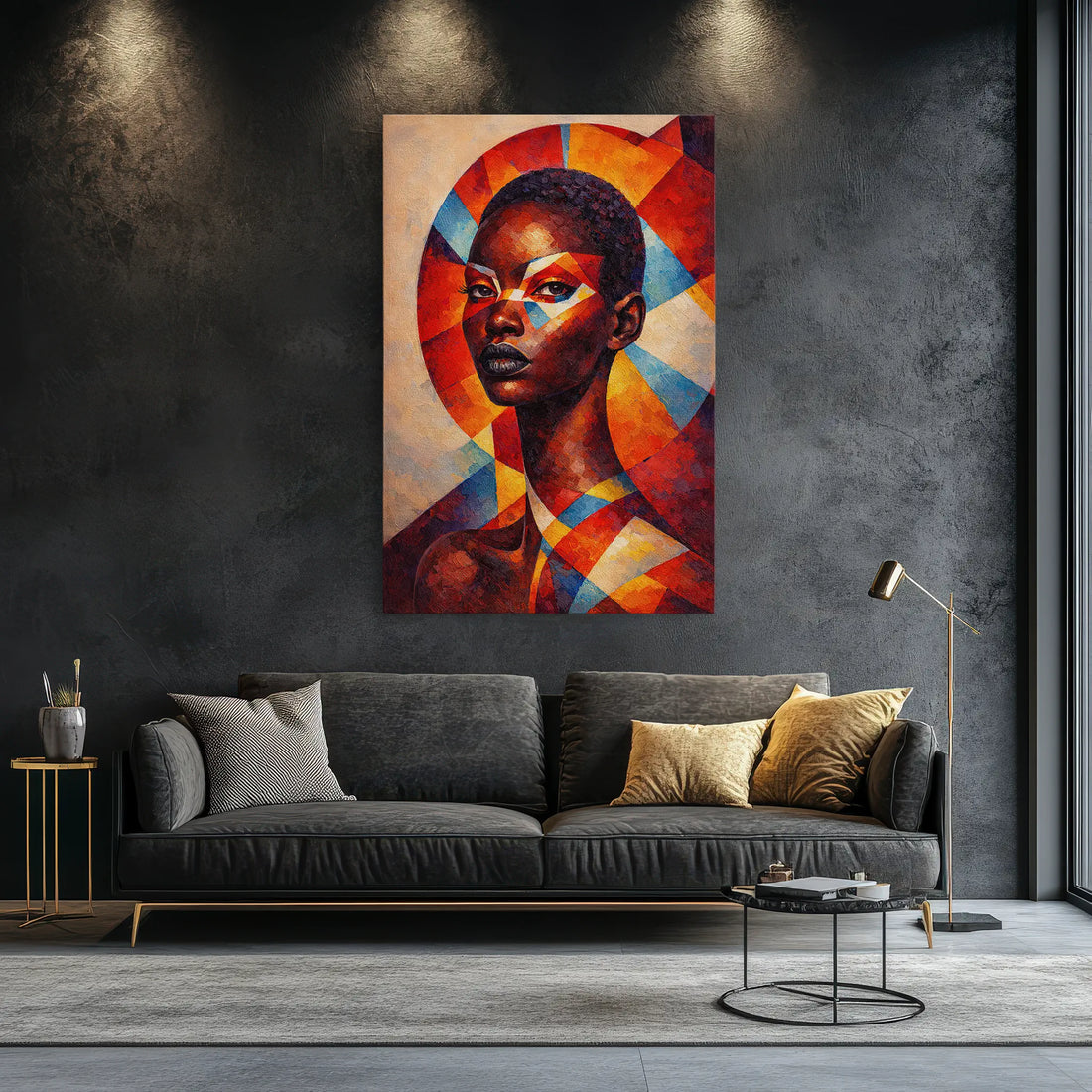 Colorwheel Halo Portrait Giclée Print 235003 Visual Wall Art AR2:3V Giclée Print