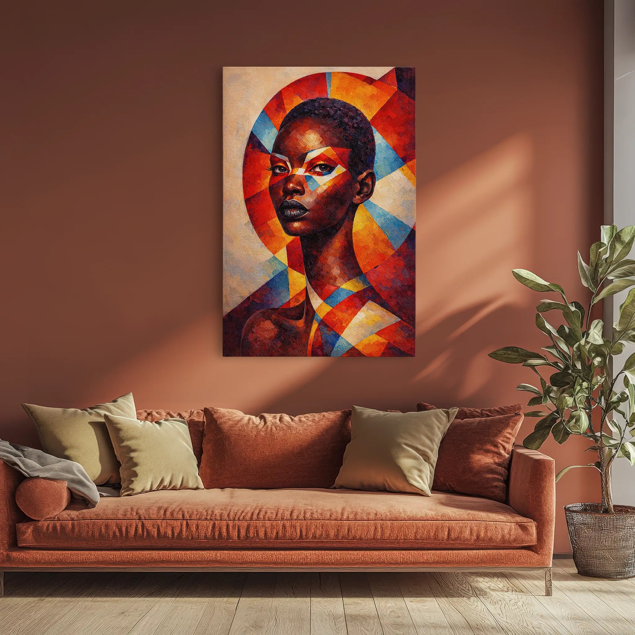 Colorwheel Halo Portrait Giclée Print 235003 Visual Wall Art AR2:3V Giclée Print