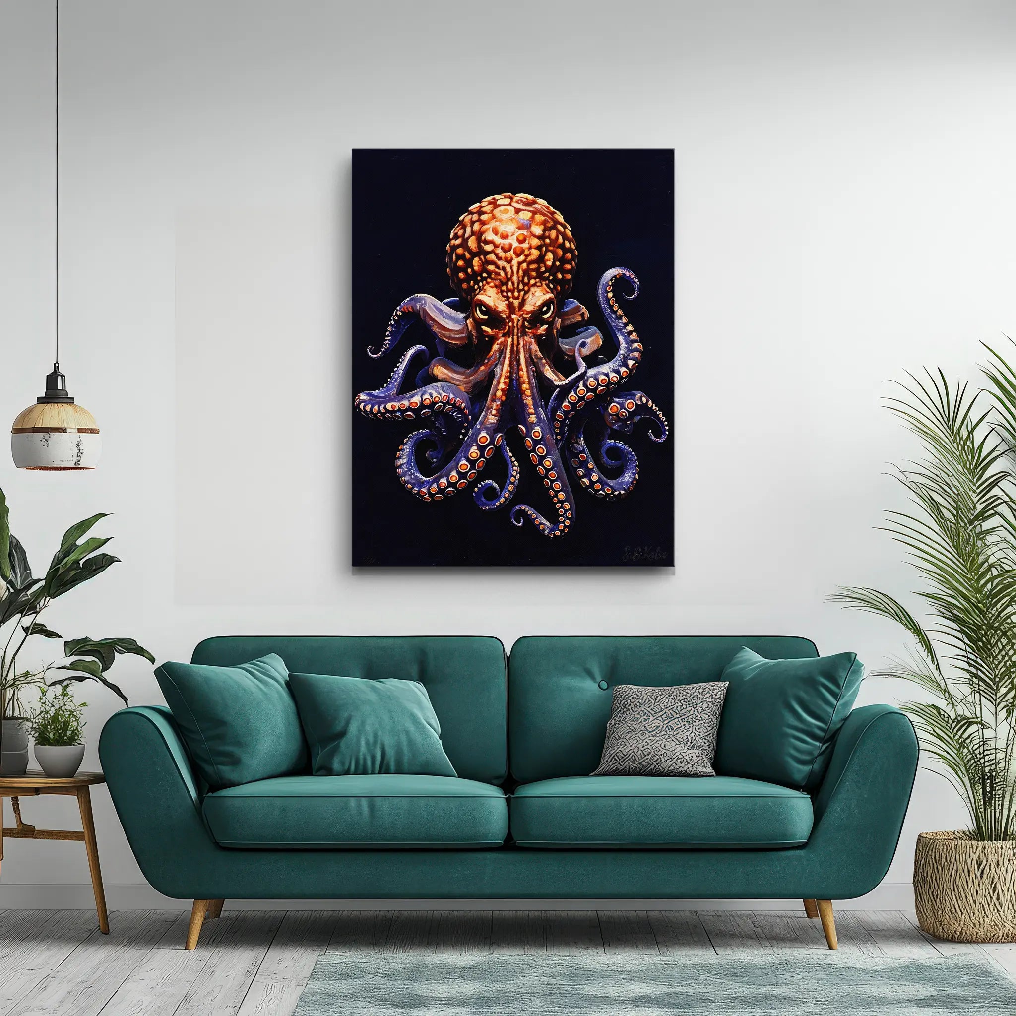 Common Octopus Giclée Print Octopus vulgaris 451008 Visual Wall Art AR3:4V-AR4:5V Giclée Print