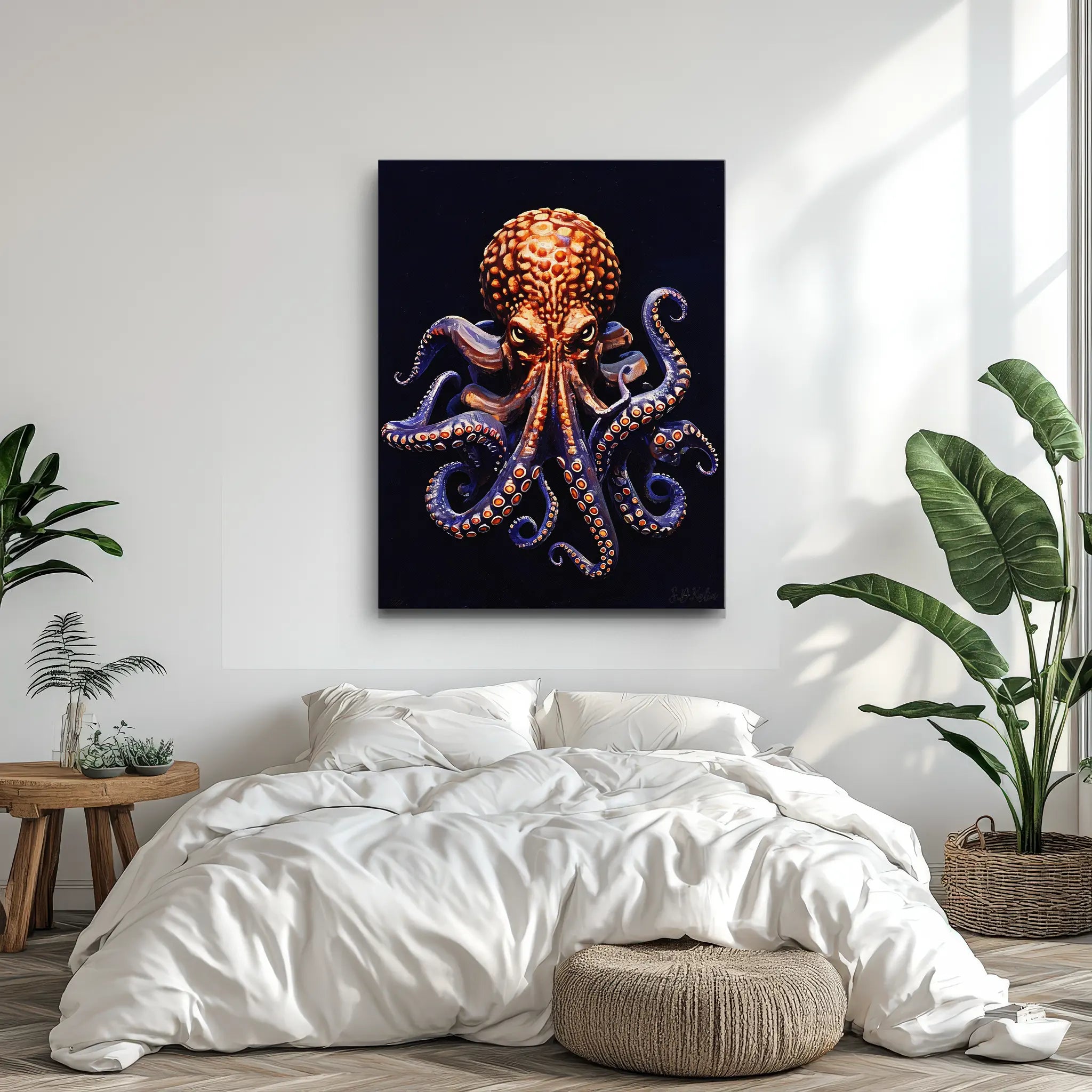 Common Octopus Giclée Print Octopus vulgaris 451008 Visual Wall Art AR3:4V-AR4:5V Giclée Print