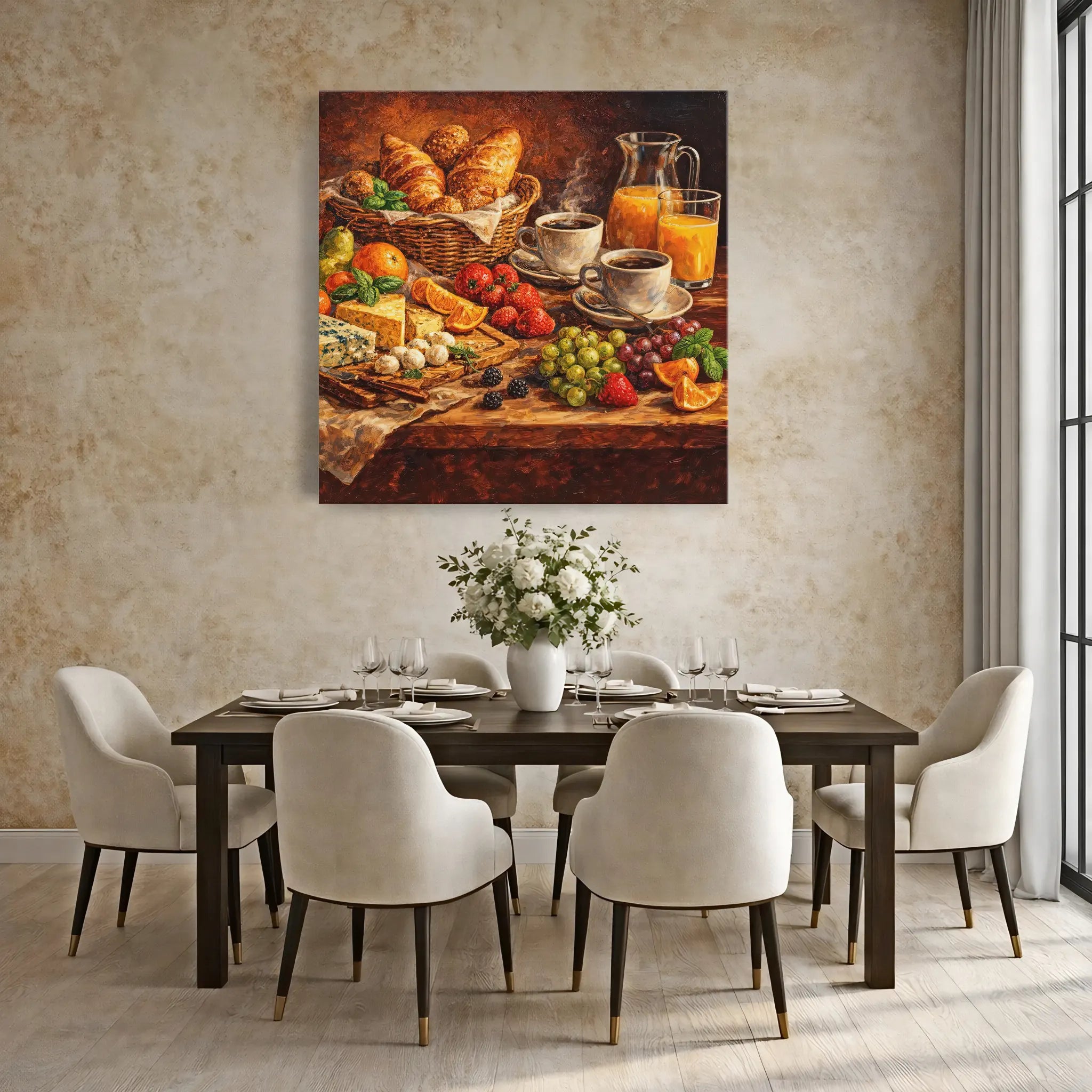 Continental Breakfast Still Life Giclée Print 111003 Visual Wall Art AR1:1S Giclée Print