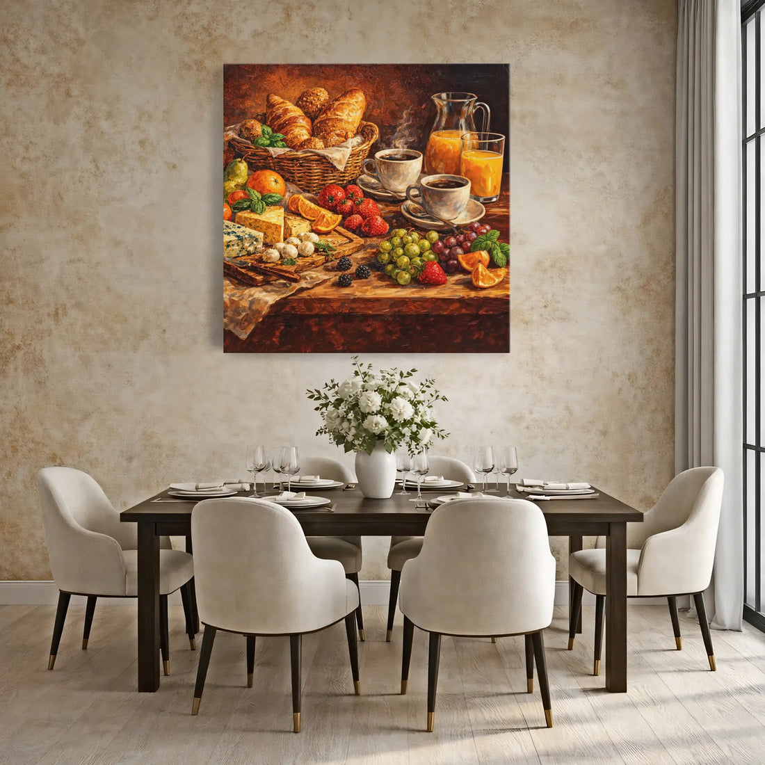 Continental Breakfast Still Life Giclée Print 111003 Visual Wall Art AR1:1S Giclée Print