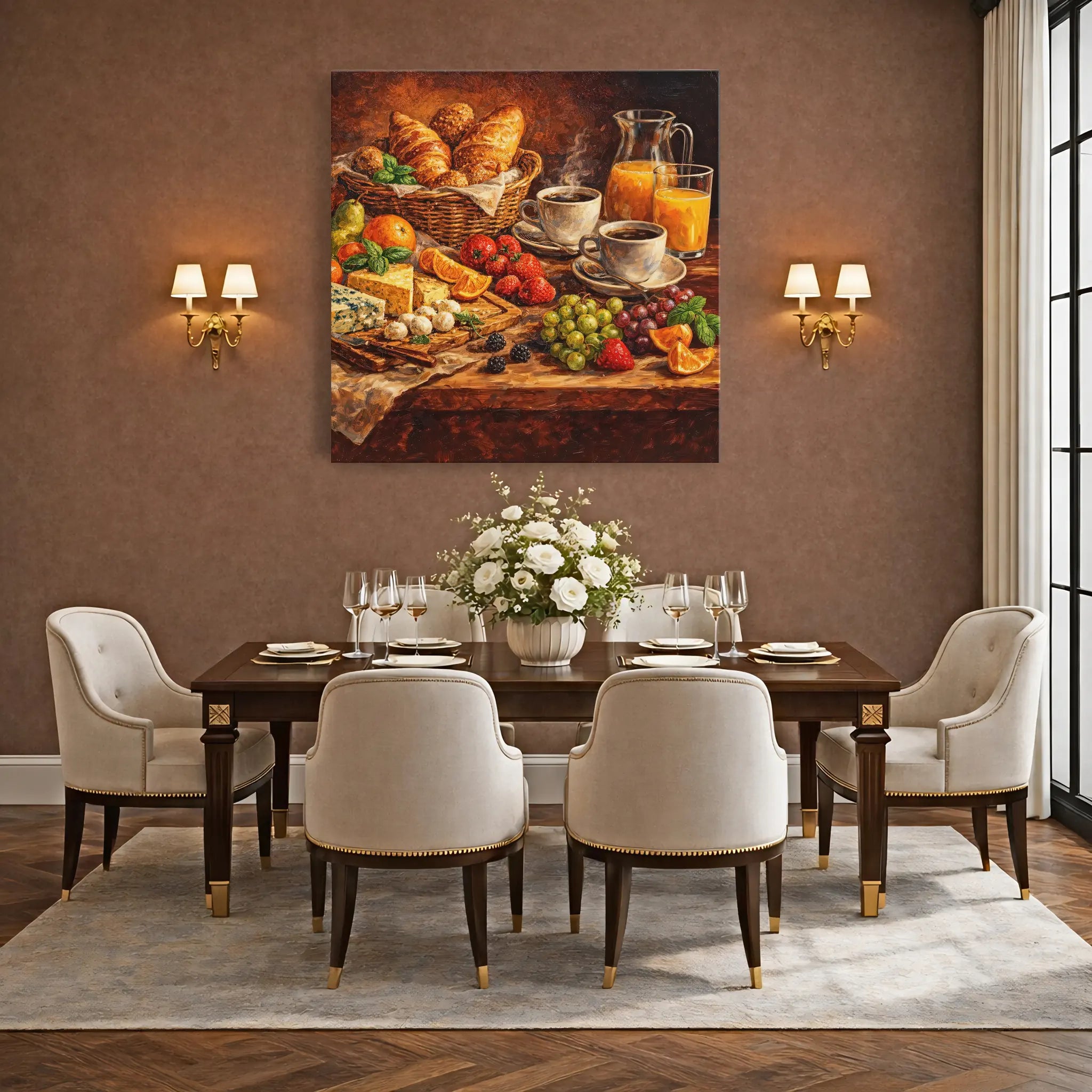 Continental Breakfast Still Life Giclée Print 111003 Visual Wall Art AR1:1S Giclée Print