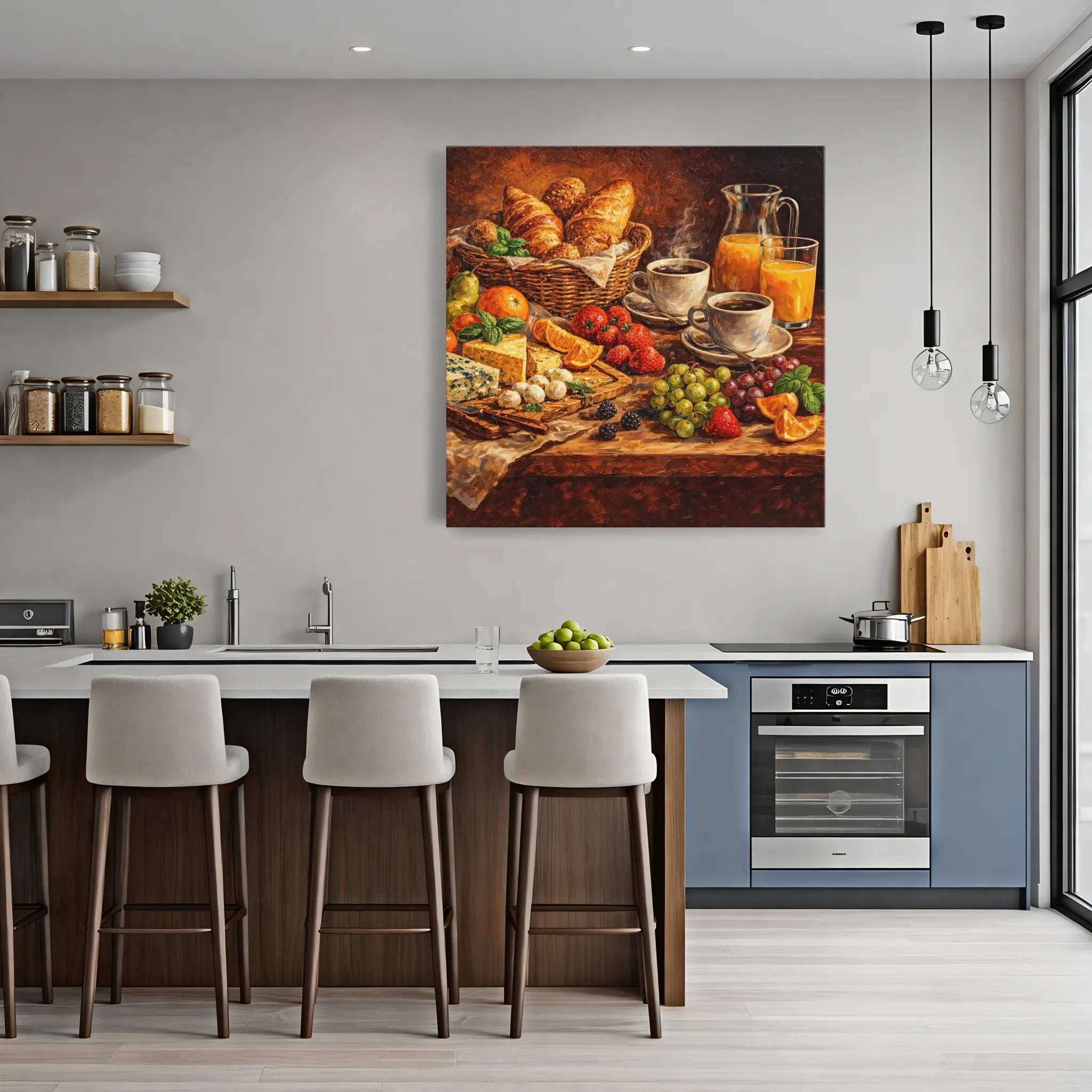 Continental Breakfast Still Life Giclée Print 111003 Visual Wall Art AR1:1S Giclée Print