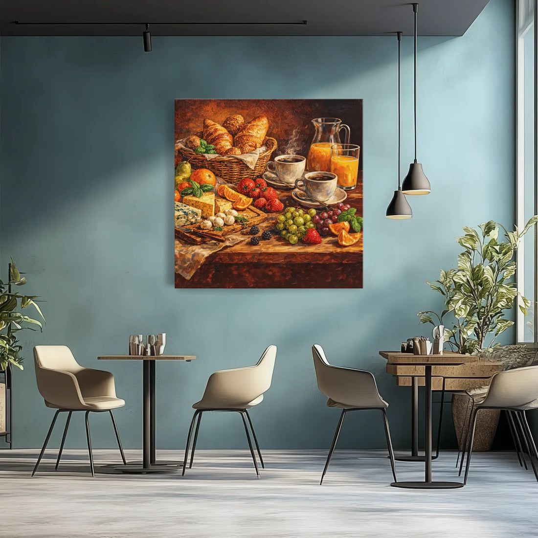 Continental Breakfast Still Life Giclée Print 111003 Visual Wall Art AR1:1S Giclée Print