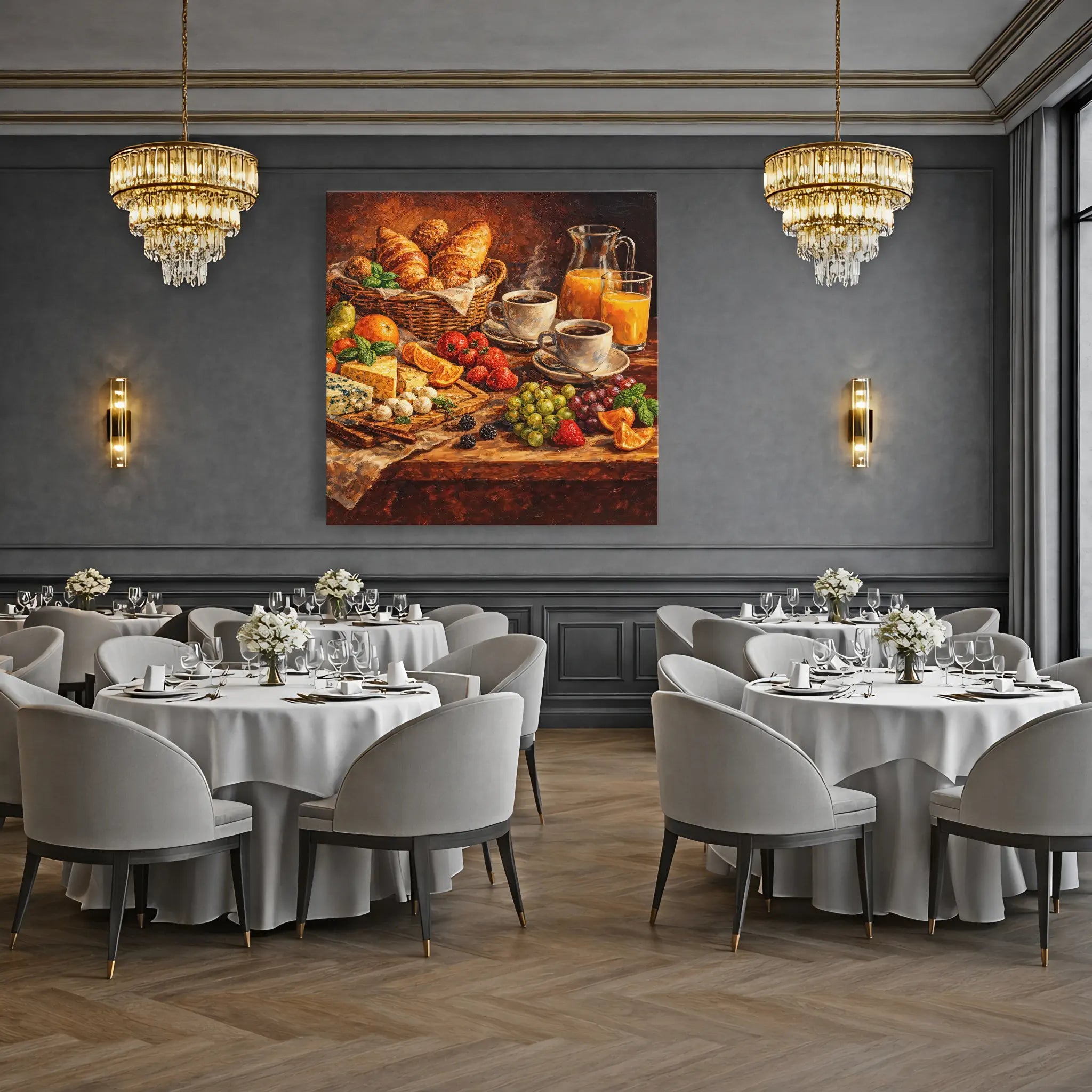 Continental Breakfast Still Life Giclée Print 111003 Visual Wall Art AR1:1S Giclée Print